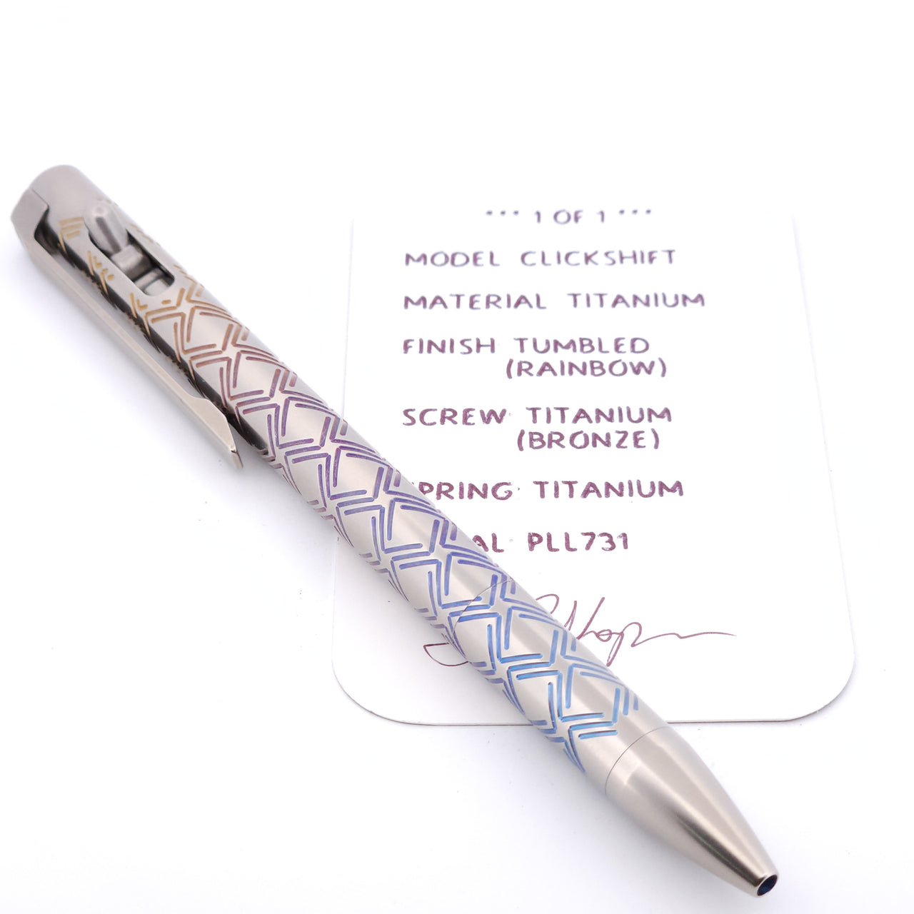 PenLab™ Custom Pen: PLL731 * 1 of 1 * *BLEM*