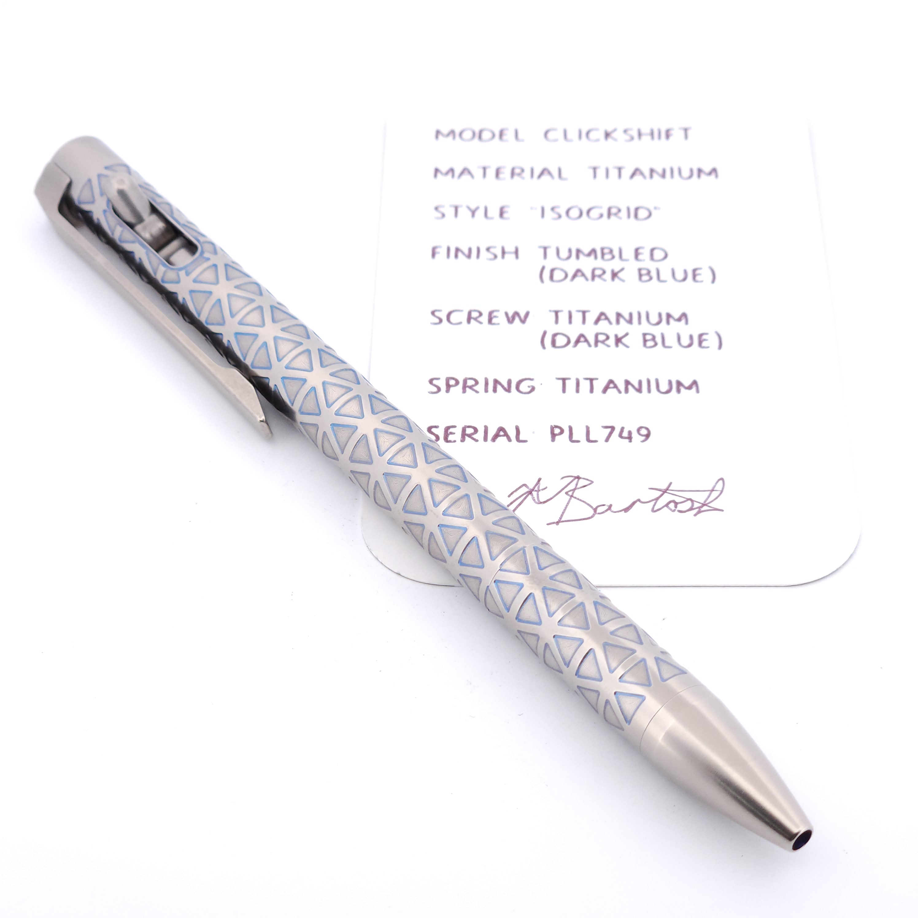 PenLab™ Custom Pen: PLL749 - "Isogrid"