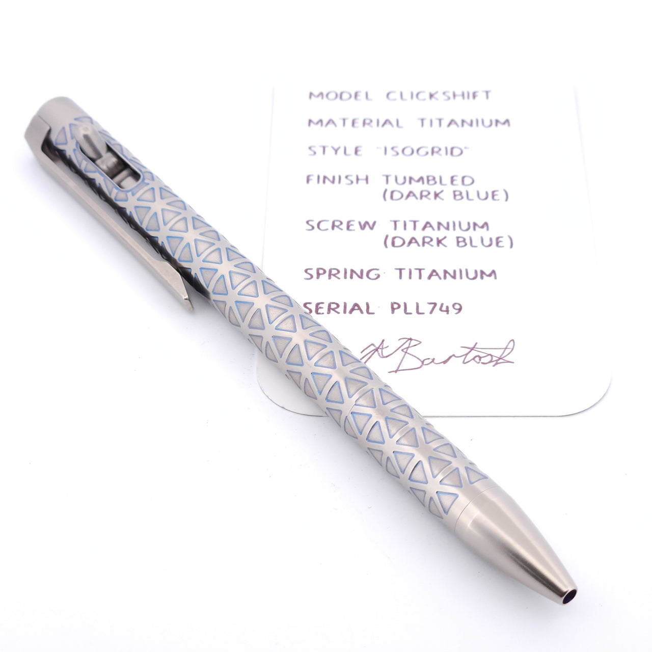 PenLab™ Custom Pen: PLL749 - "Isogrid"