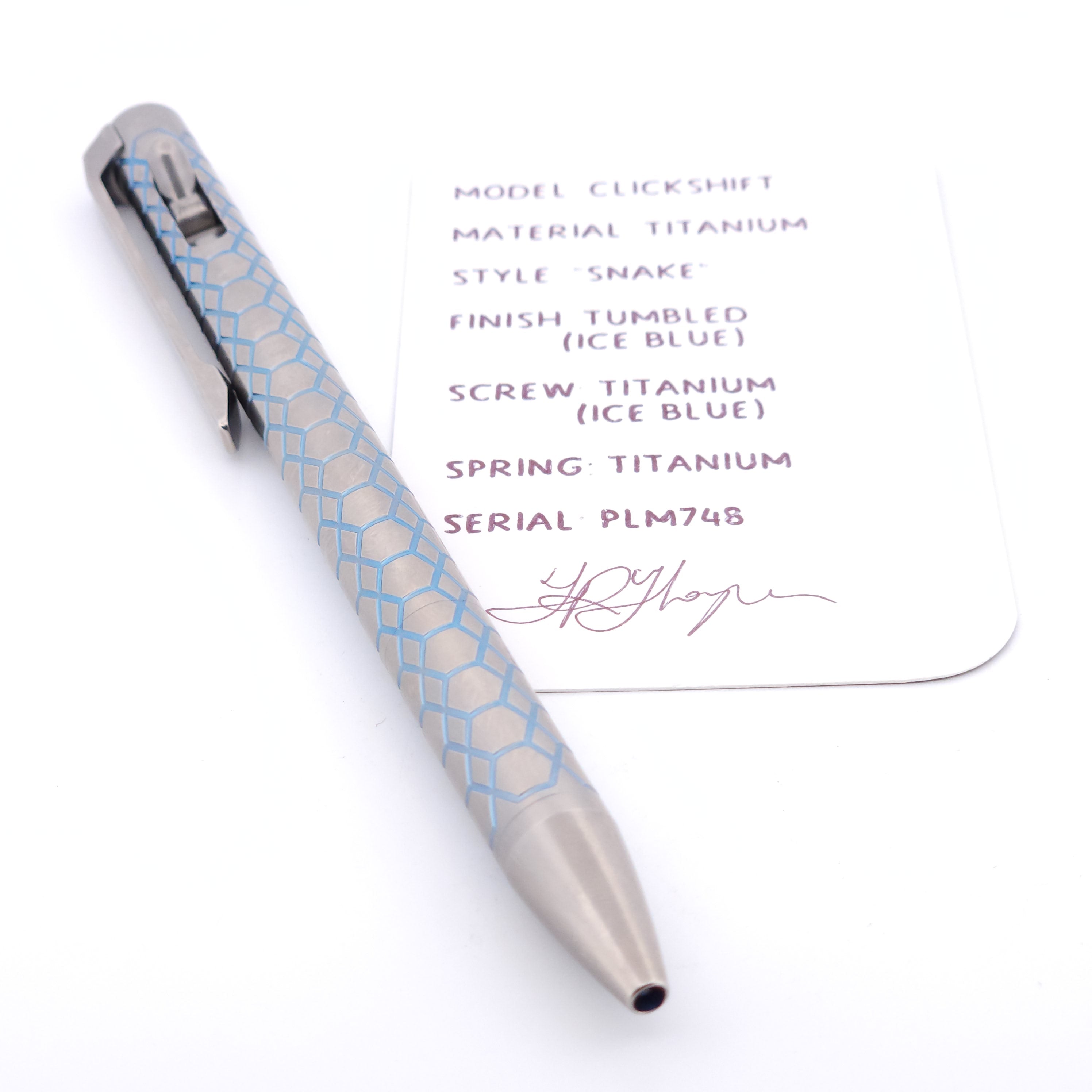 PenLab™ Custom Pen: PLM748 - "Snake"