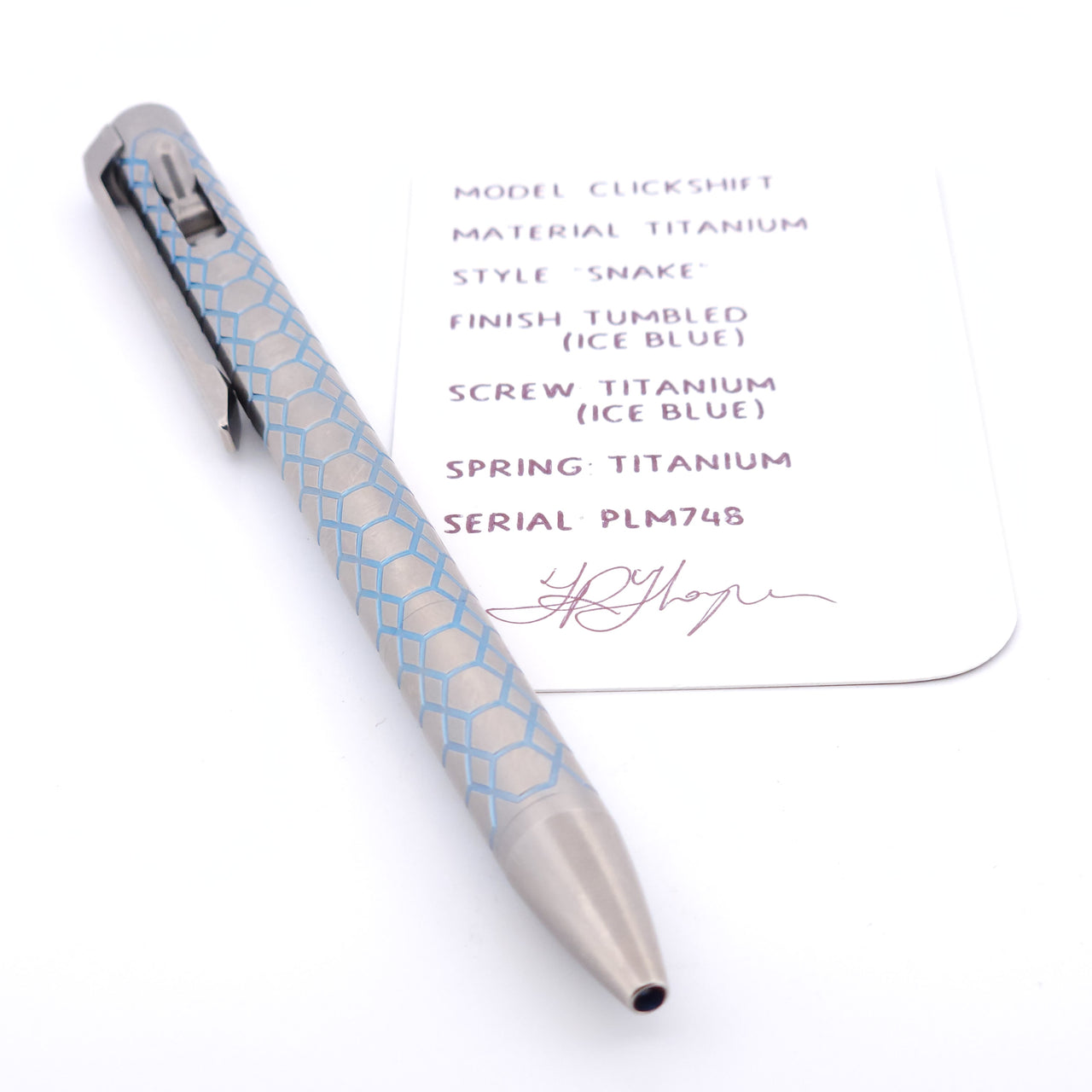PenLab™ Custom Pen: PLM748 - "Snake"