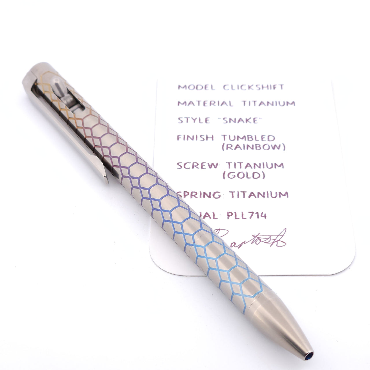 PenLab™ Custom Pen: PLL714 - "Snake"