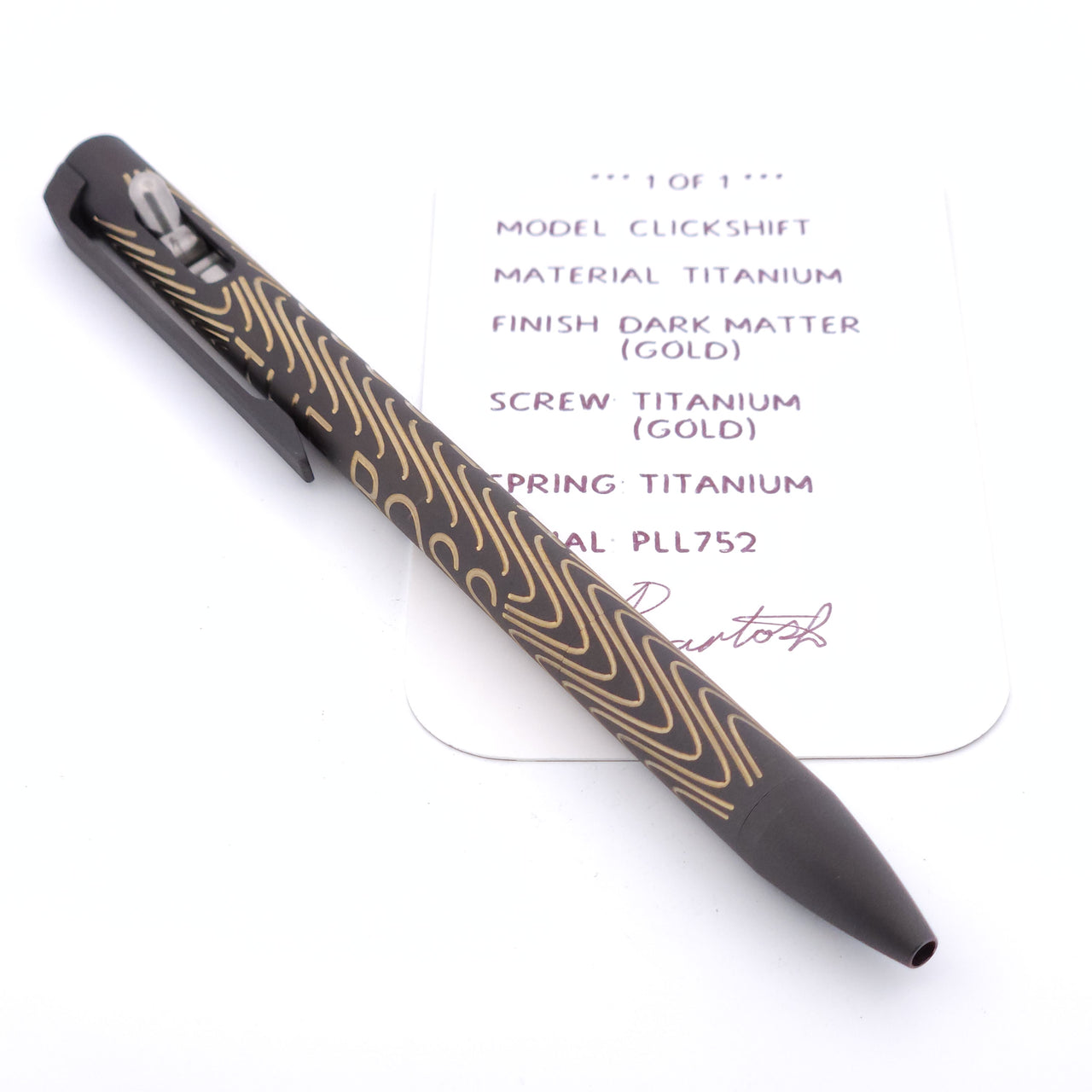 PenLab™ Custom Pen: PLL752 * 1 of 1 *