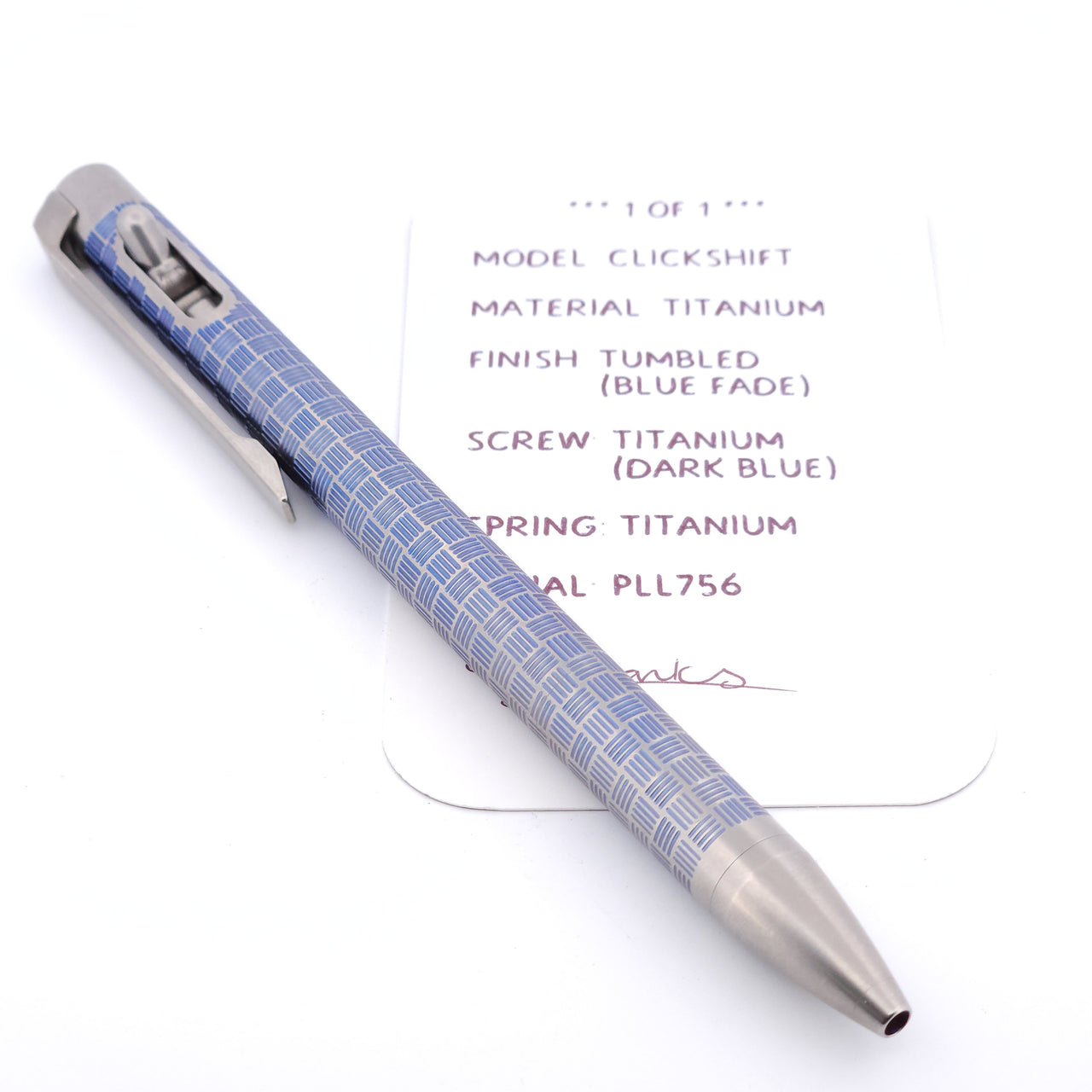 PenLab™ Custom Pen: PLL756 * 1 of 1 *