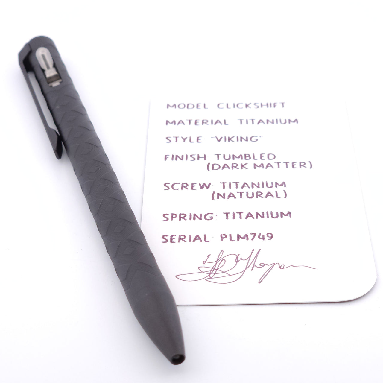 PenLab™ Custom Pen: PLM749 - "Viking"