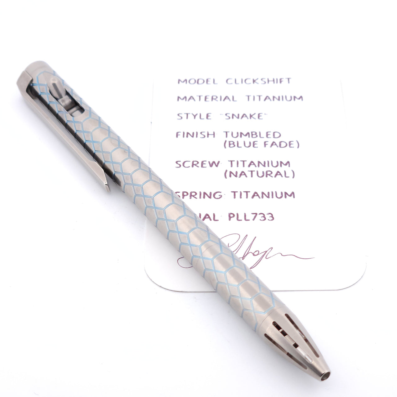 PenLab™ Custom Pen: PLL733 - "Snake"