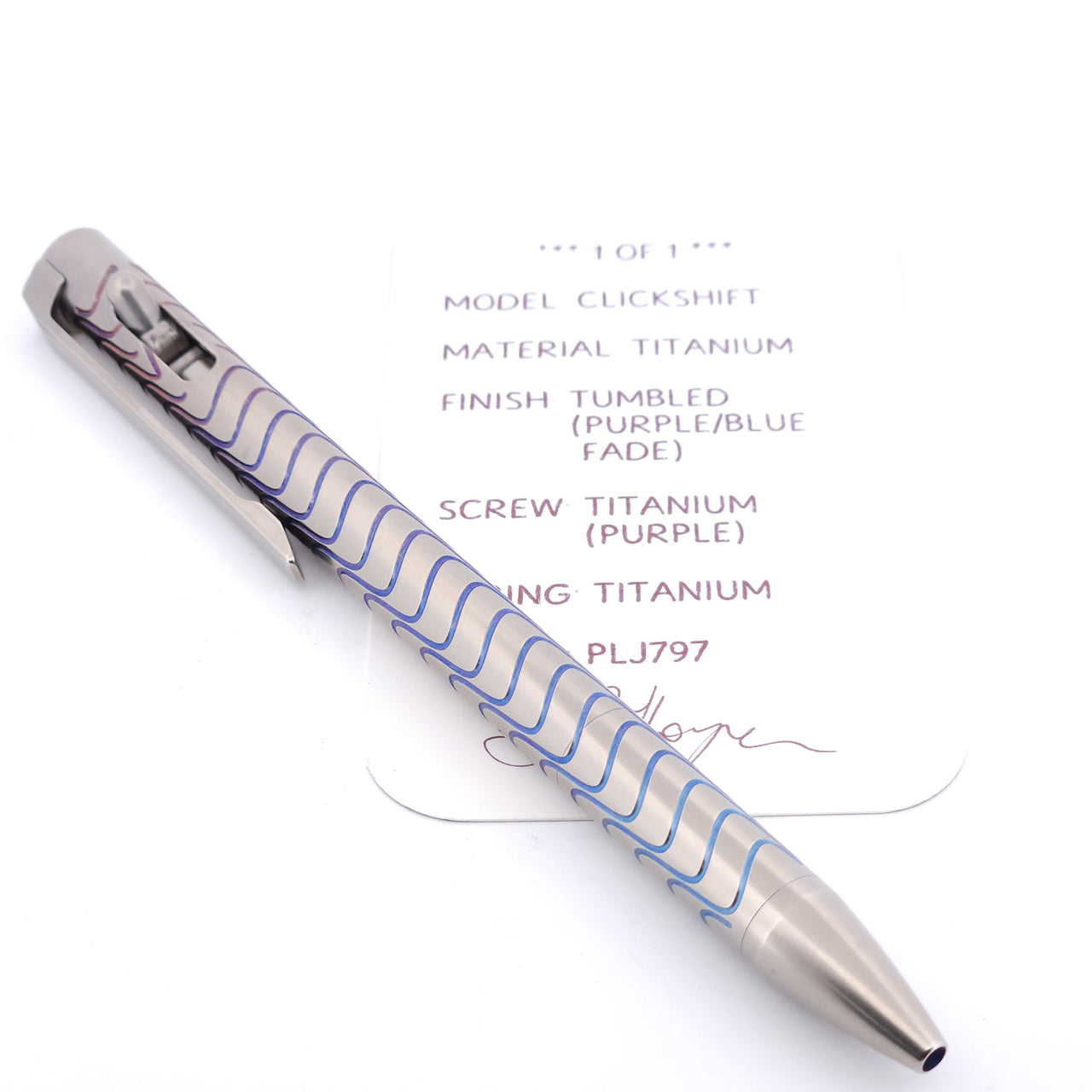 PenLab™ Custom Pen: PLJ797 * 1 of 1 *