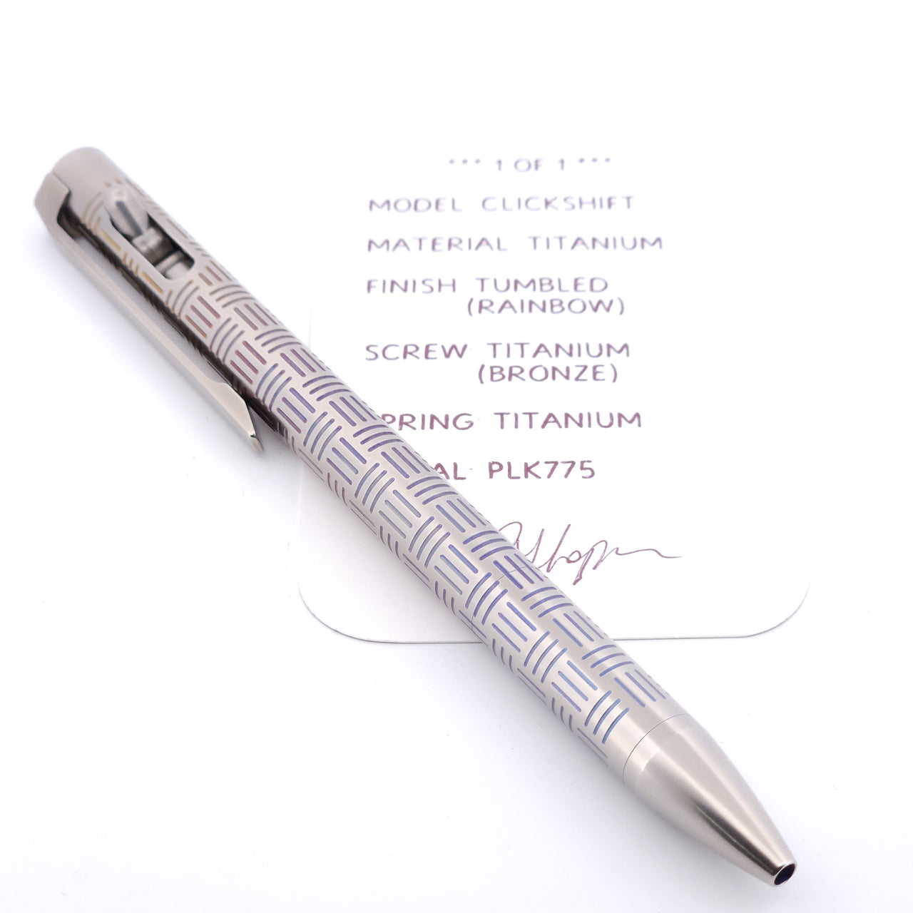 PenLab™ Custom Pen: PLK775 * 1 of 1 *