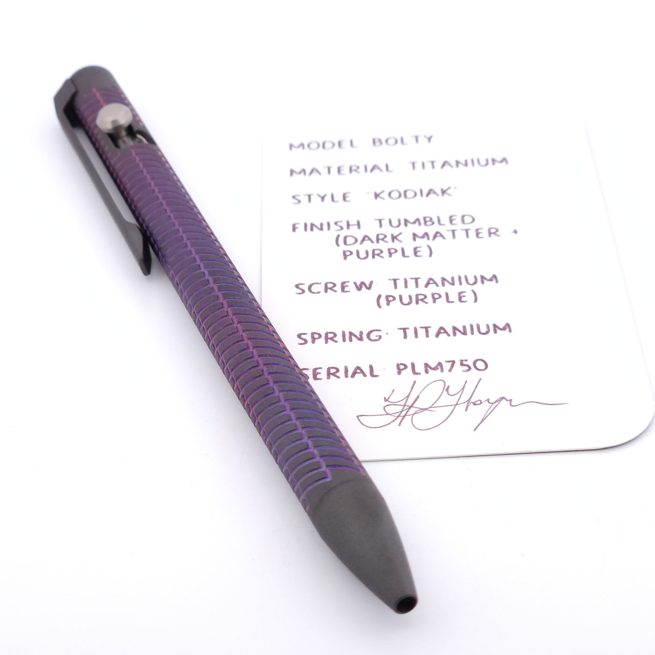 PenLab™ Custom Pen: PLM750 - "Kodiak"