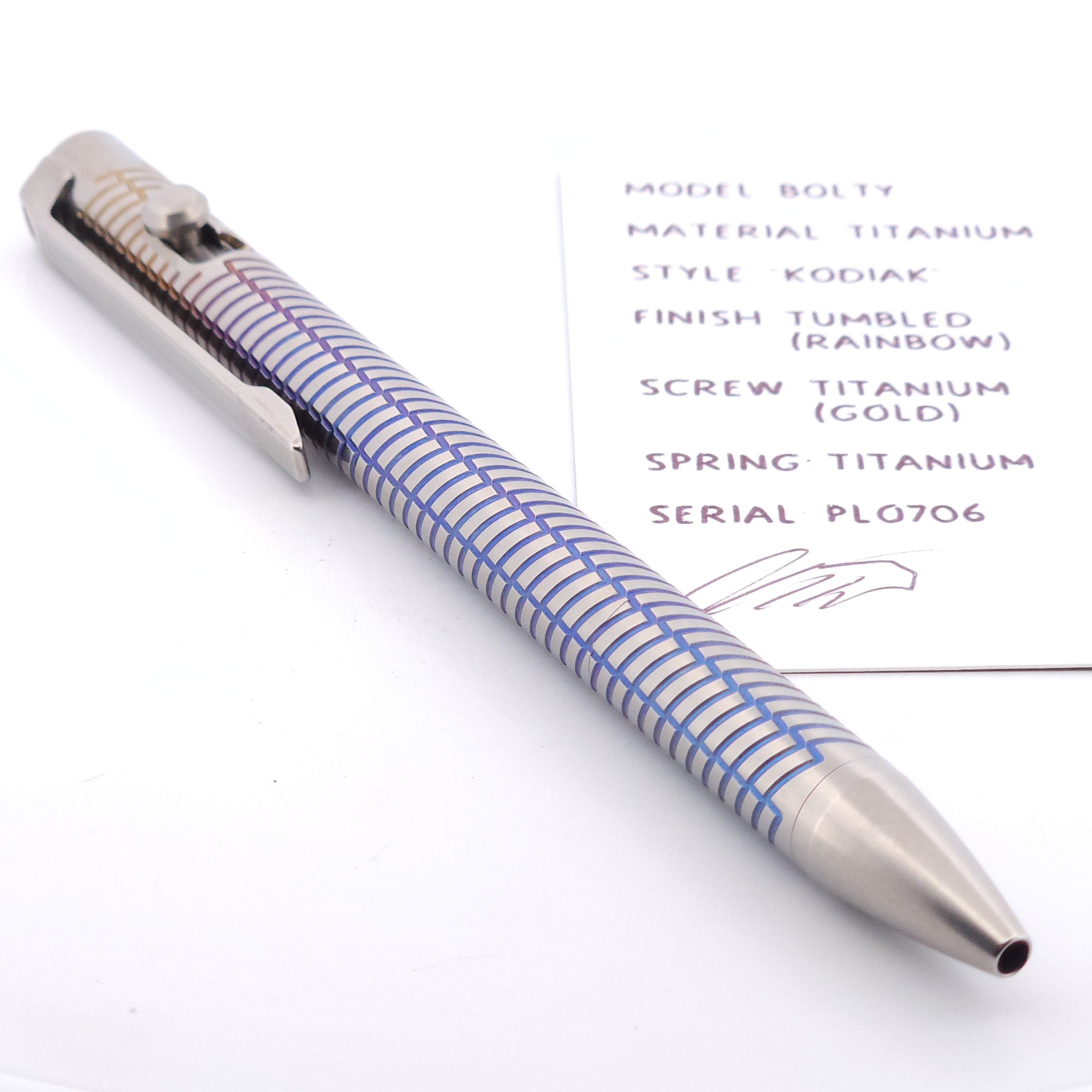 PenLab™ Bolty: PLO706 "Kodiak"