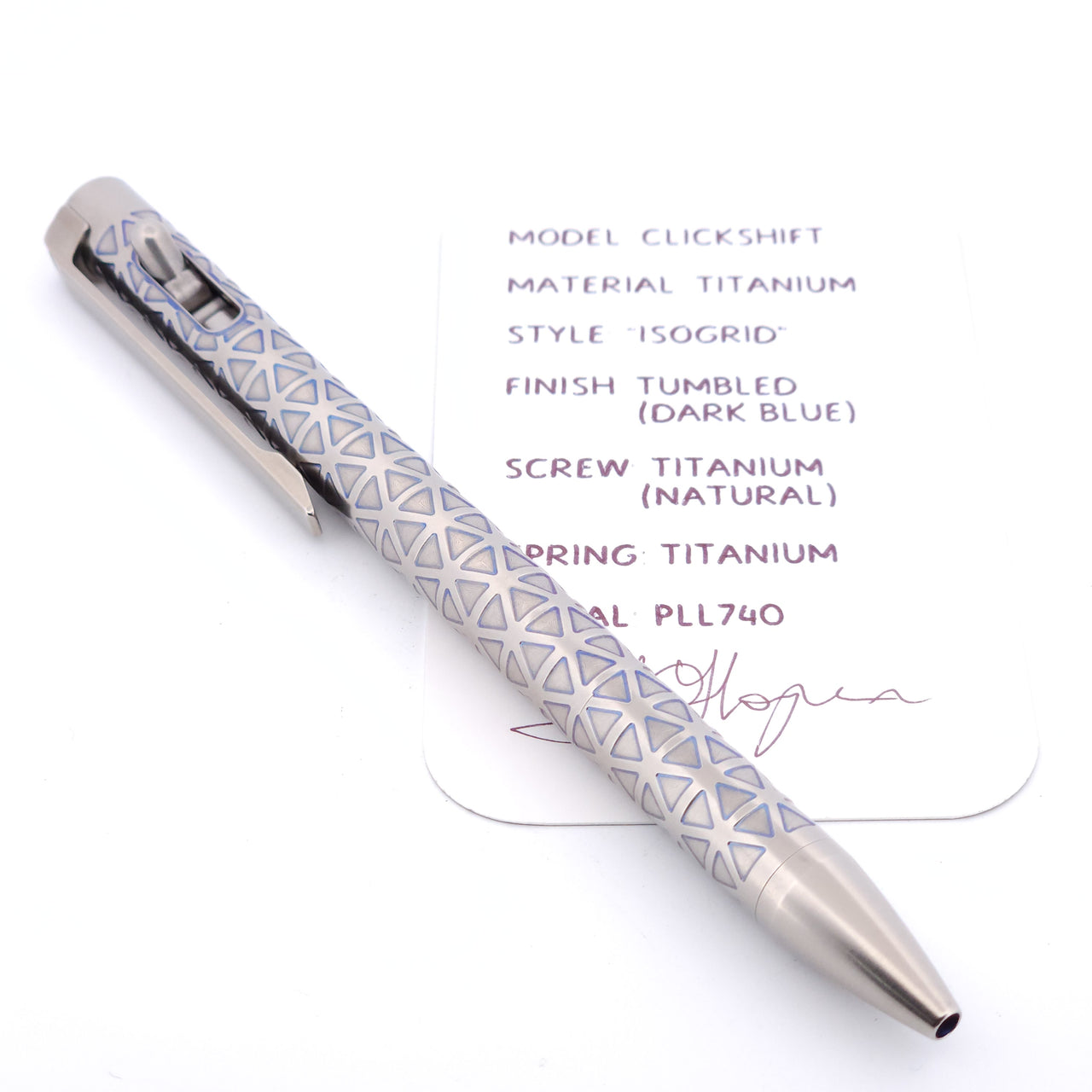 PenLab™ Custom Pen: PLL740 - "IsoGrid"