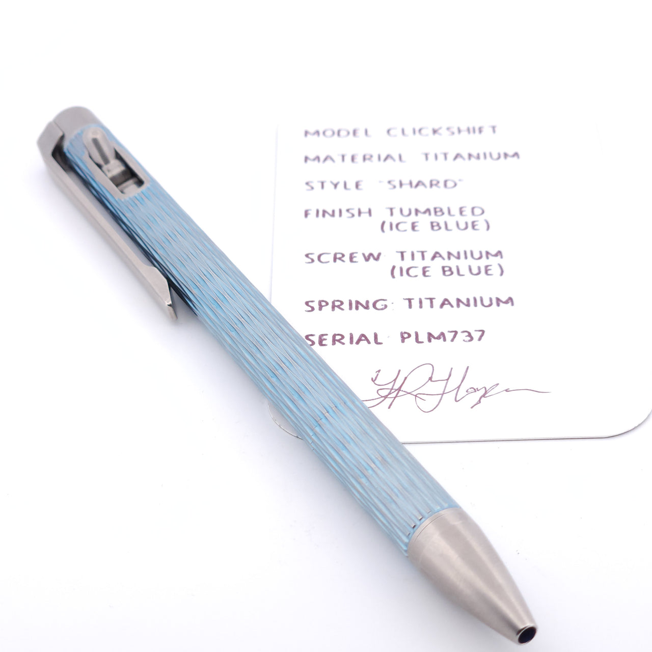 PenLab™ Custom Pen: PLM737 - "Shard"