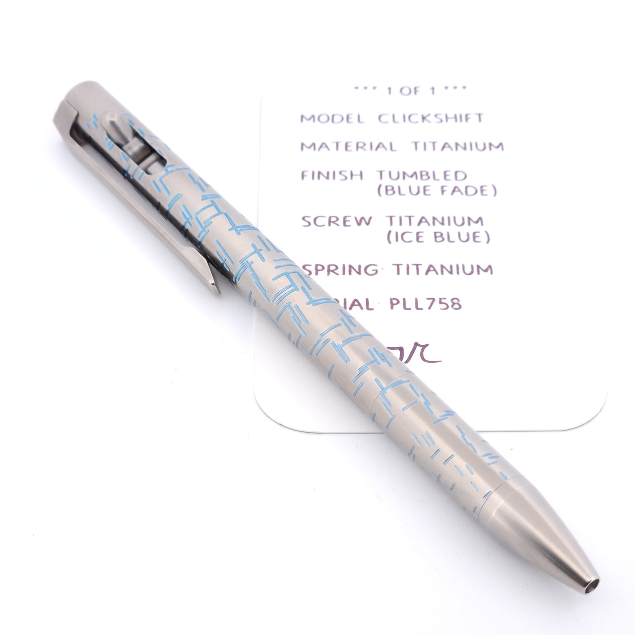 PenLab™ Custom Pen: PLL758 * 1 of 1 *