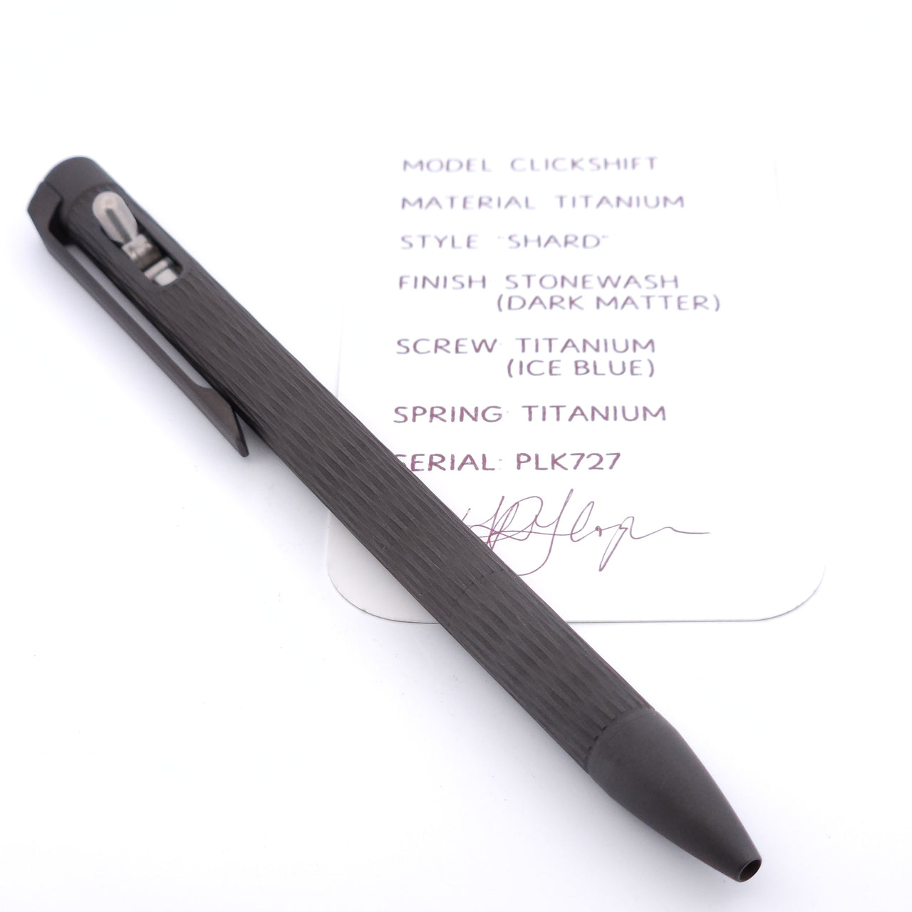 PenLab™ Custom Pen: PLK727 - "Shard"