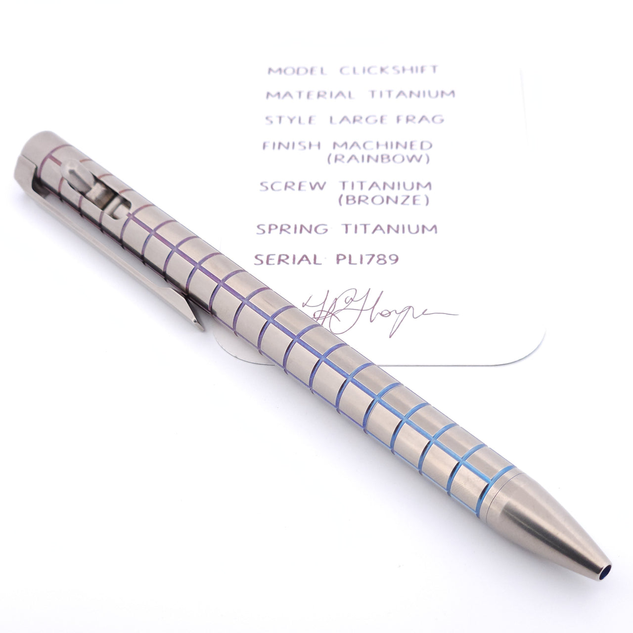 PenLab™ Custom Pen: PLI789 - "Large Frag"