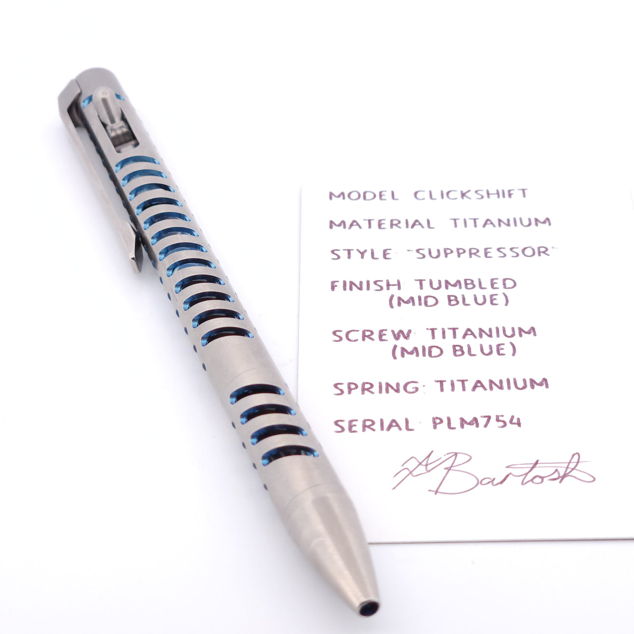 PenLab™ Custom Pen: PLM754 - "Suppressor"