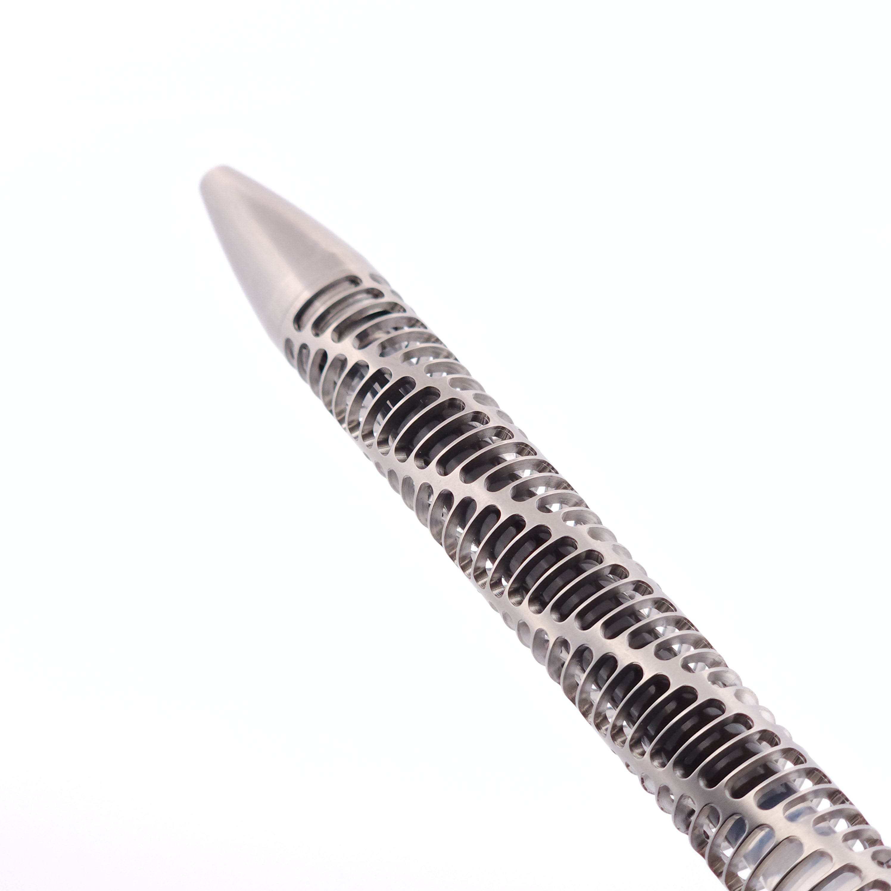 Clickshift™ "Skelly Helix" - Custom Titanium Pen (Matte)