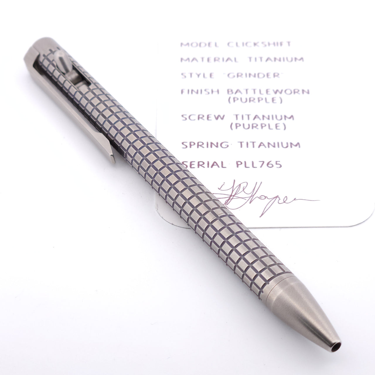 PenLab™ Custom Pen: PLL765 - "Grinder"