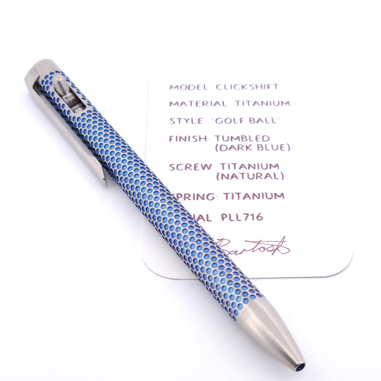 PenLab™ Custom Pen: PLL716 - "Golf Ball"
