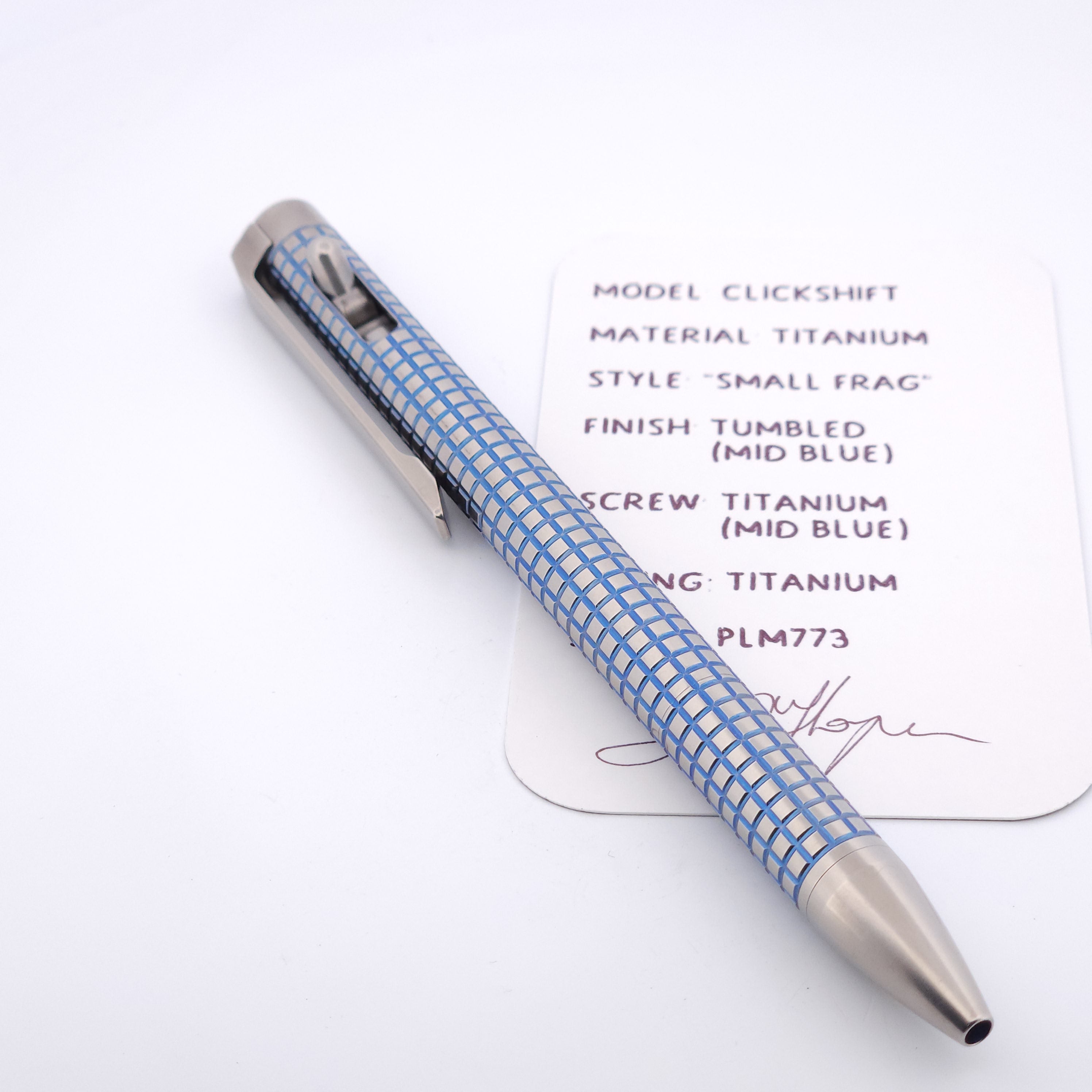 PenLab™ Custom Pen: PLM773 - "Small Frag"