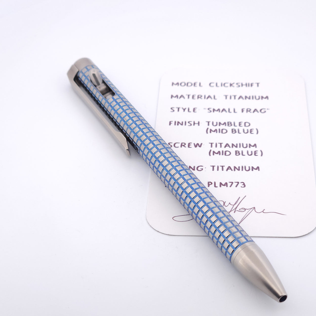 PenLab™ Custom Pen: PLM773 - "Small Frag"