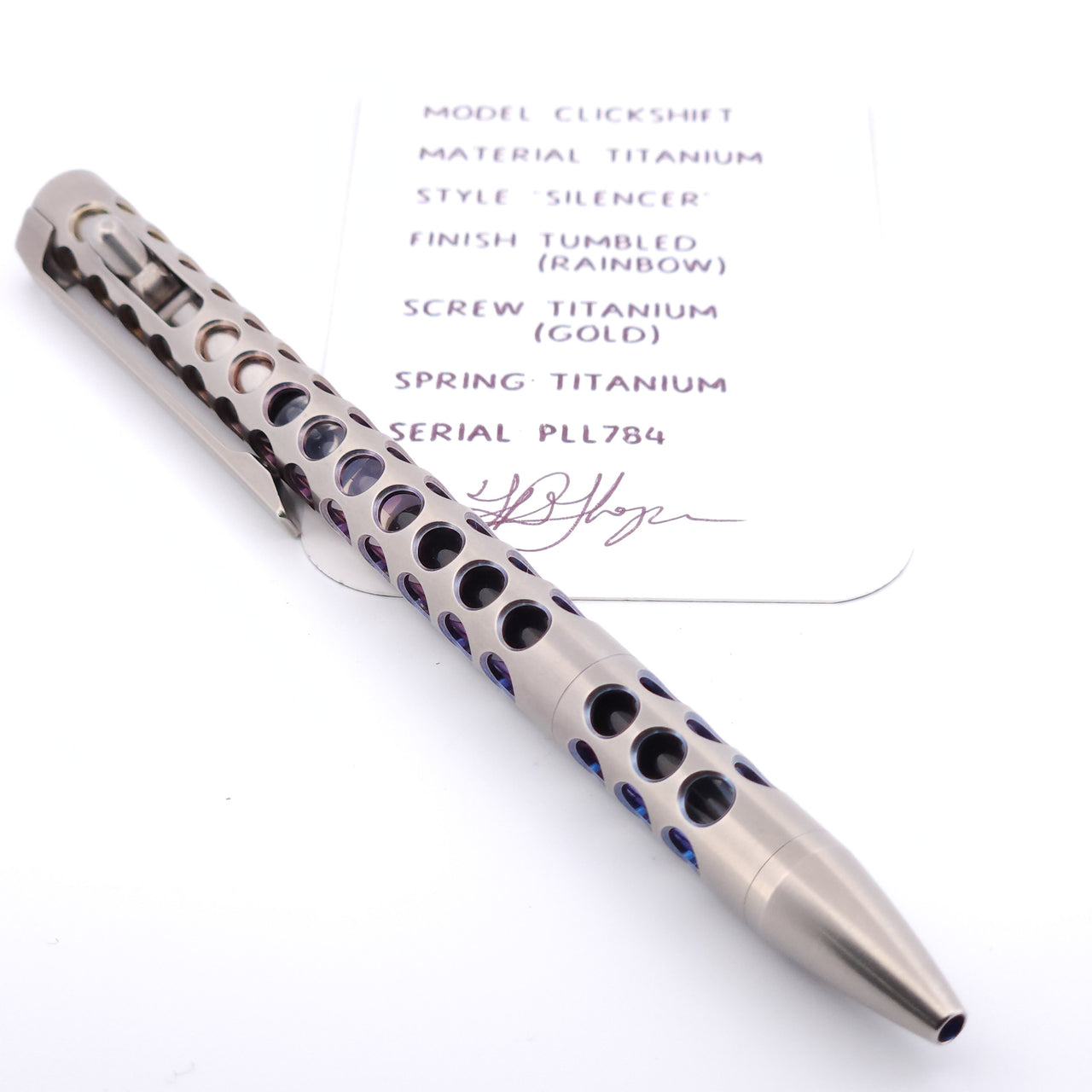 PenLab™ Custom Pen: PLL784 - "Silencer"
