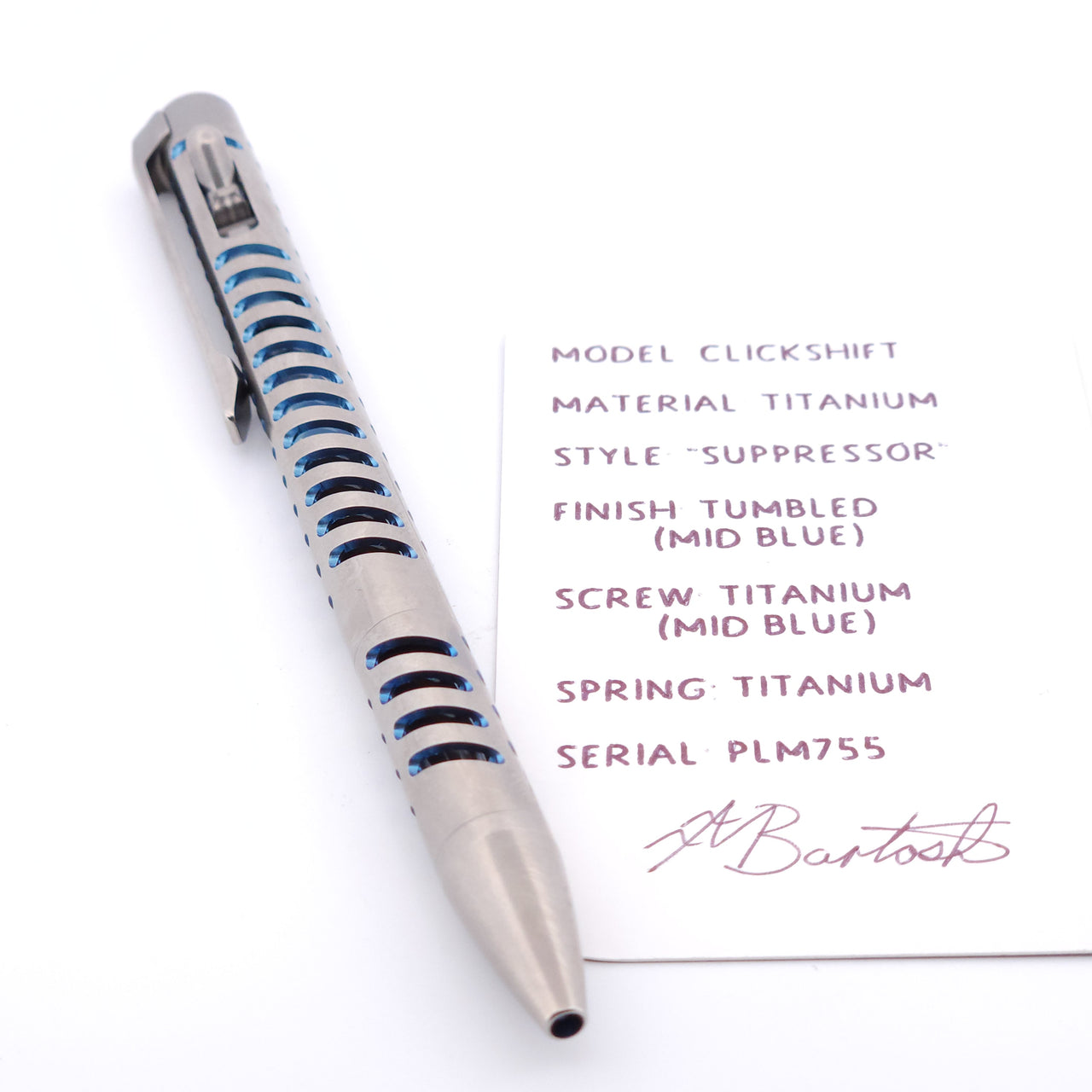 PenLab™ Custom Pen: PLM755 - "Suppressor"