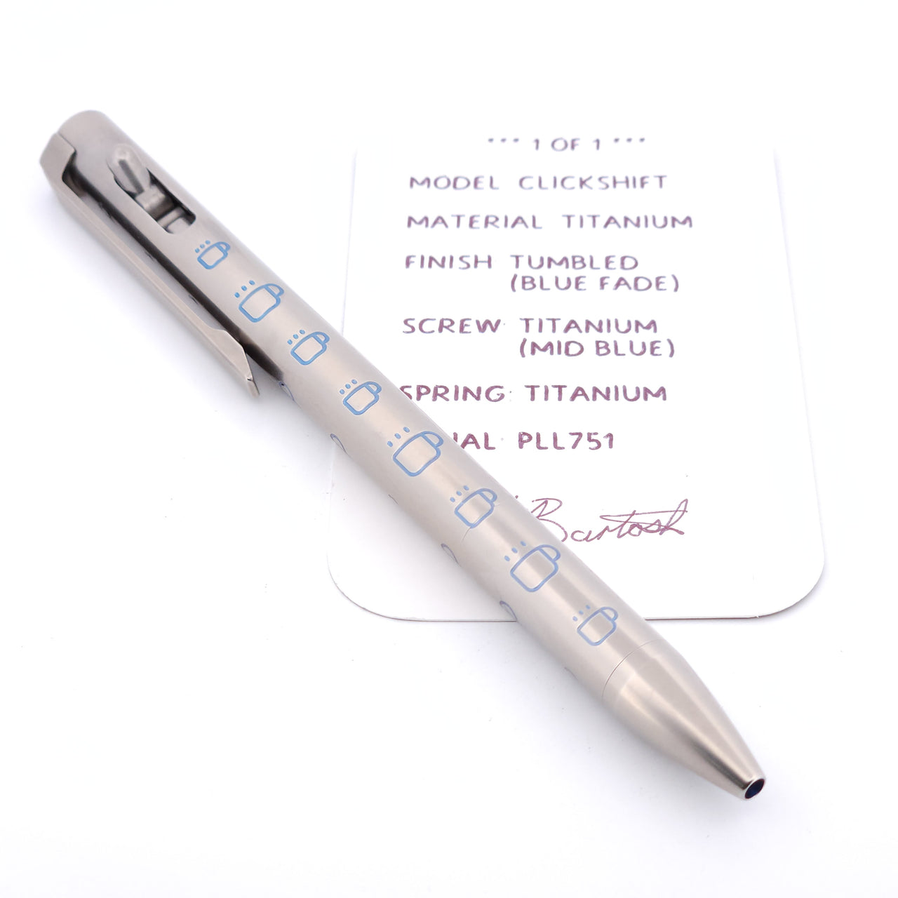 PenLab™ Custom Pen: PLL751 * 1 of 1 *