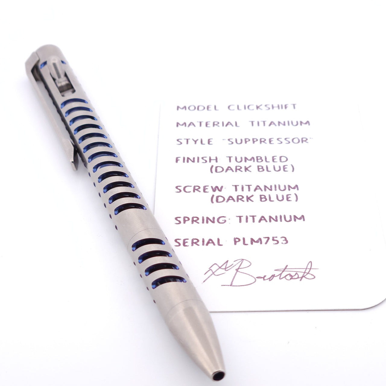 PenLab™ Custom Pen: PLM753 - "Suppressor"