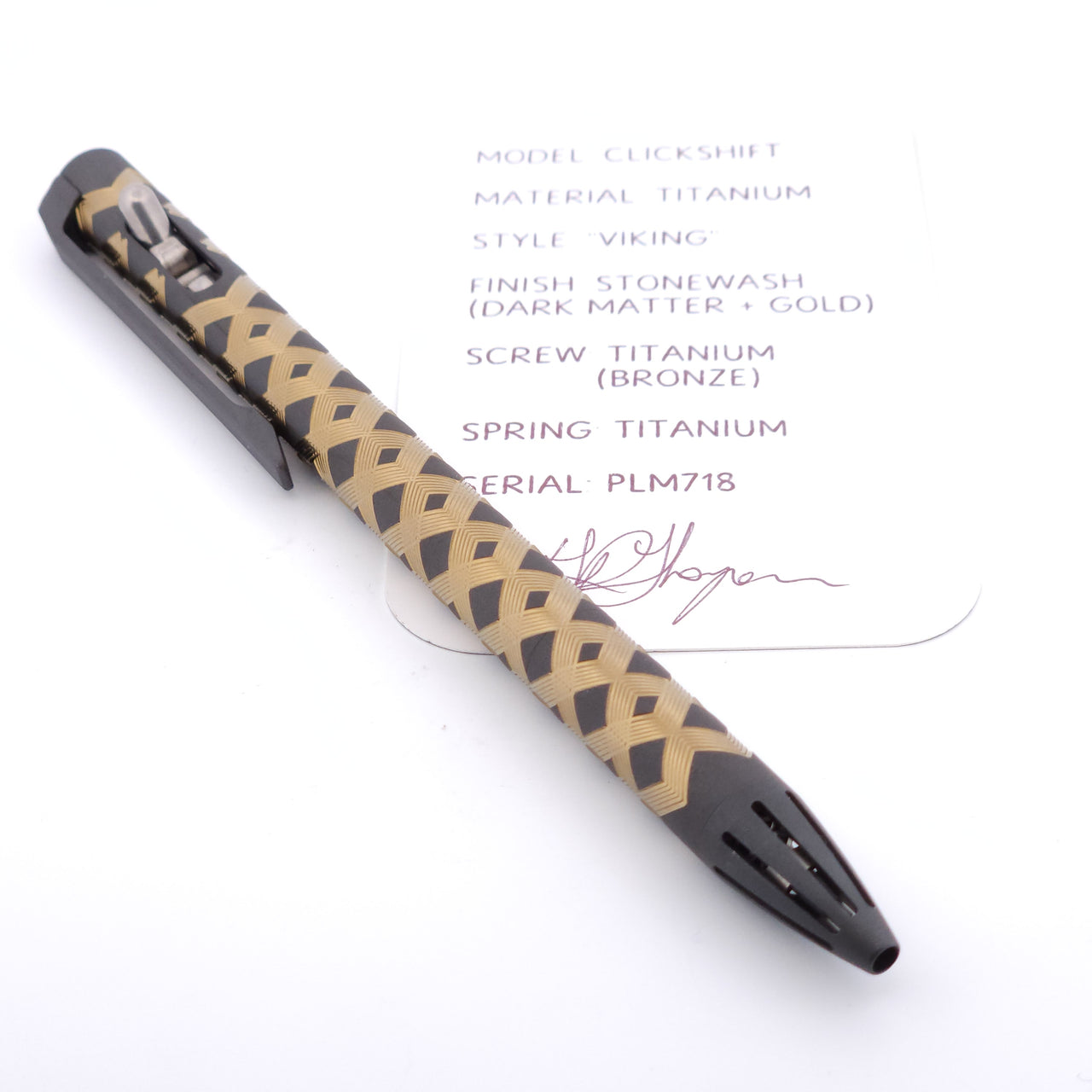 PenLab™ Custom Pen: PLM718 - "Viking"