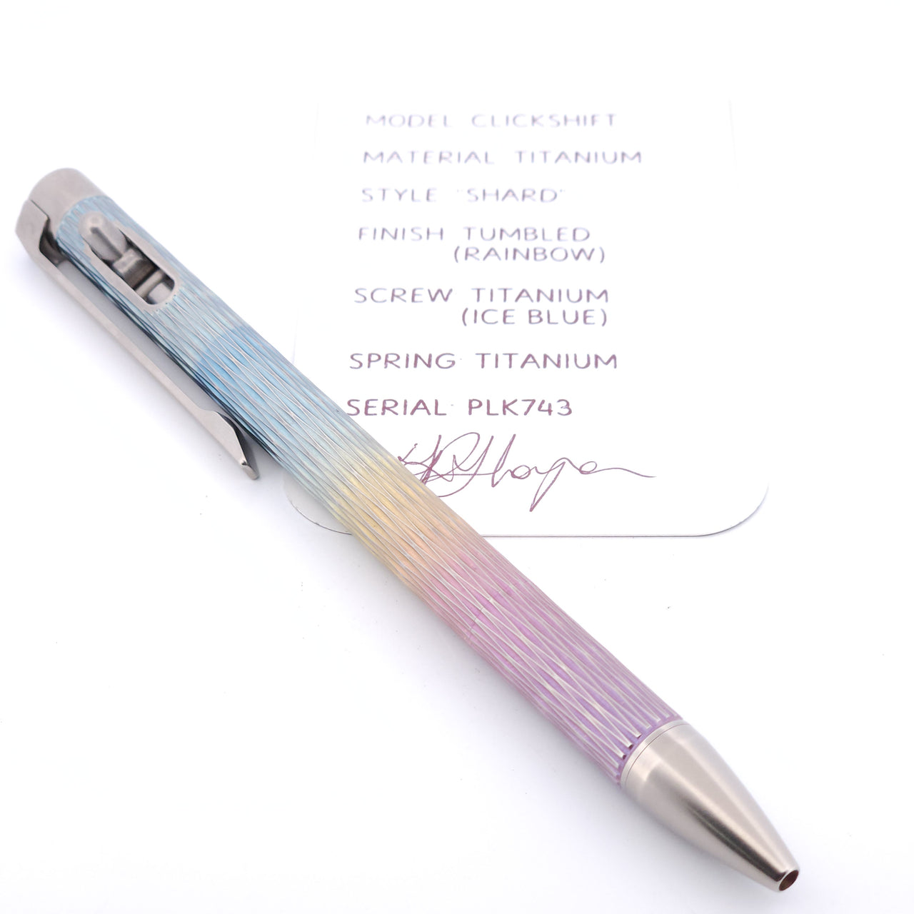 PenLab™ Custom Pen: PLK743 - "Shard"