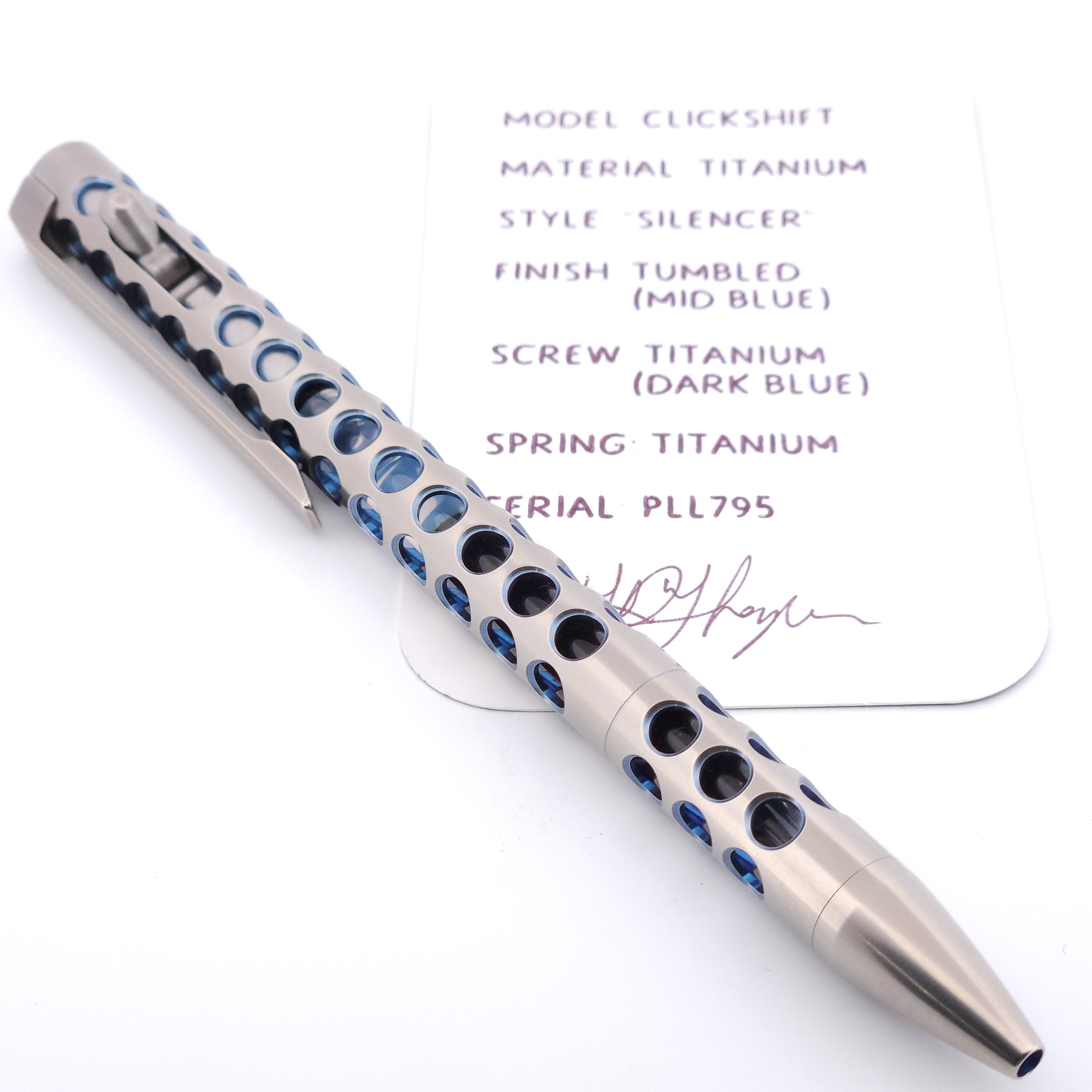 PenLab™ Custom Pen: PLL795 - "Silencer"
