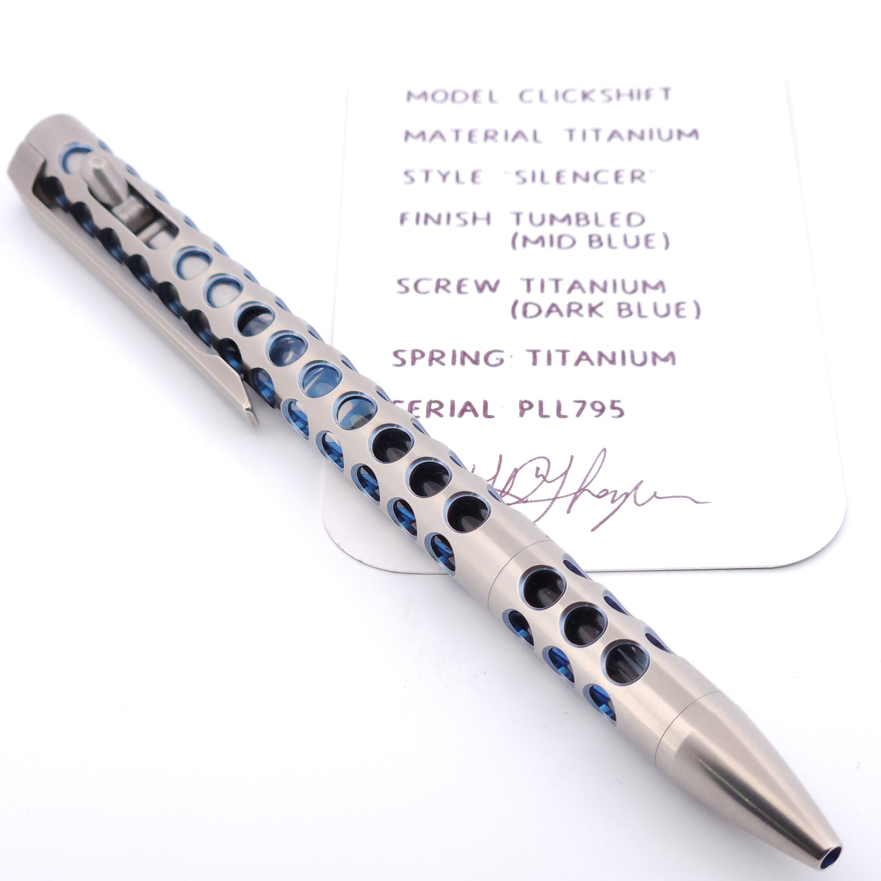 PenLab™ Custom Pen: PLL795 - "Silencer"