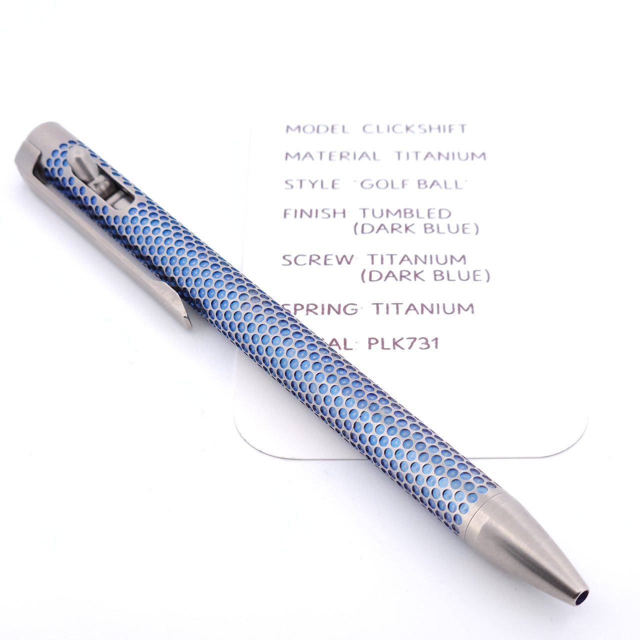 PenLab™ Custom Pen: PLK731 - "Golf Ball"