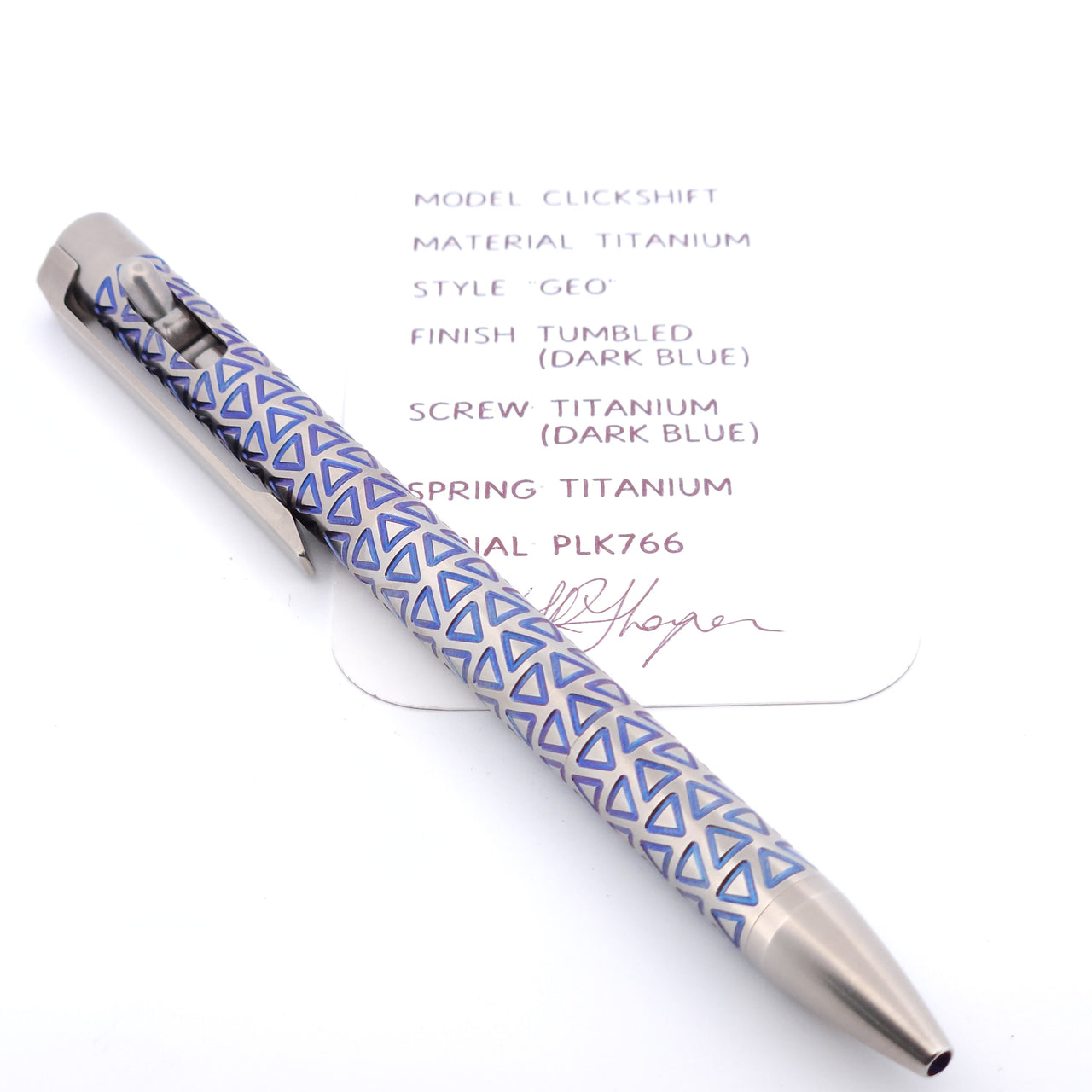 PenLab™ Custom Pen: PLK766 - "Geo"
