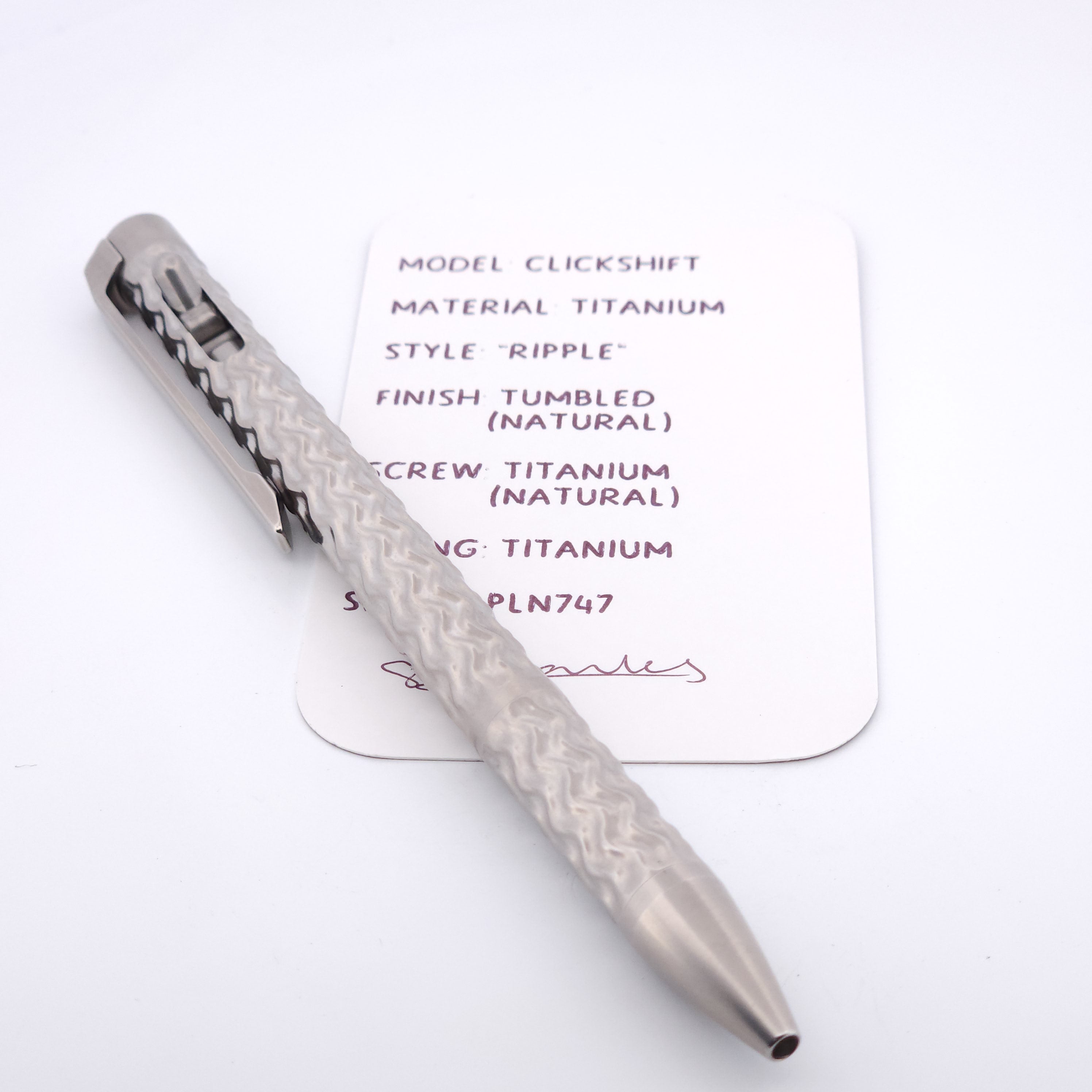 PLN747 - Clickshift™ "Ripple"