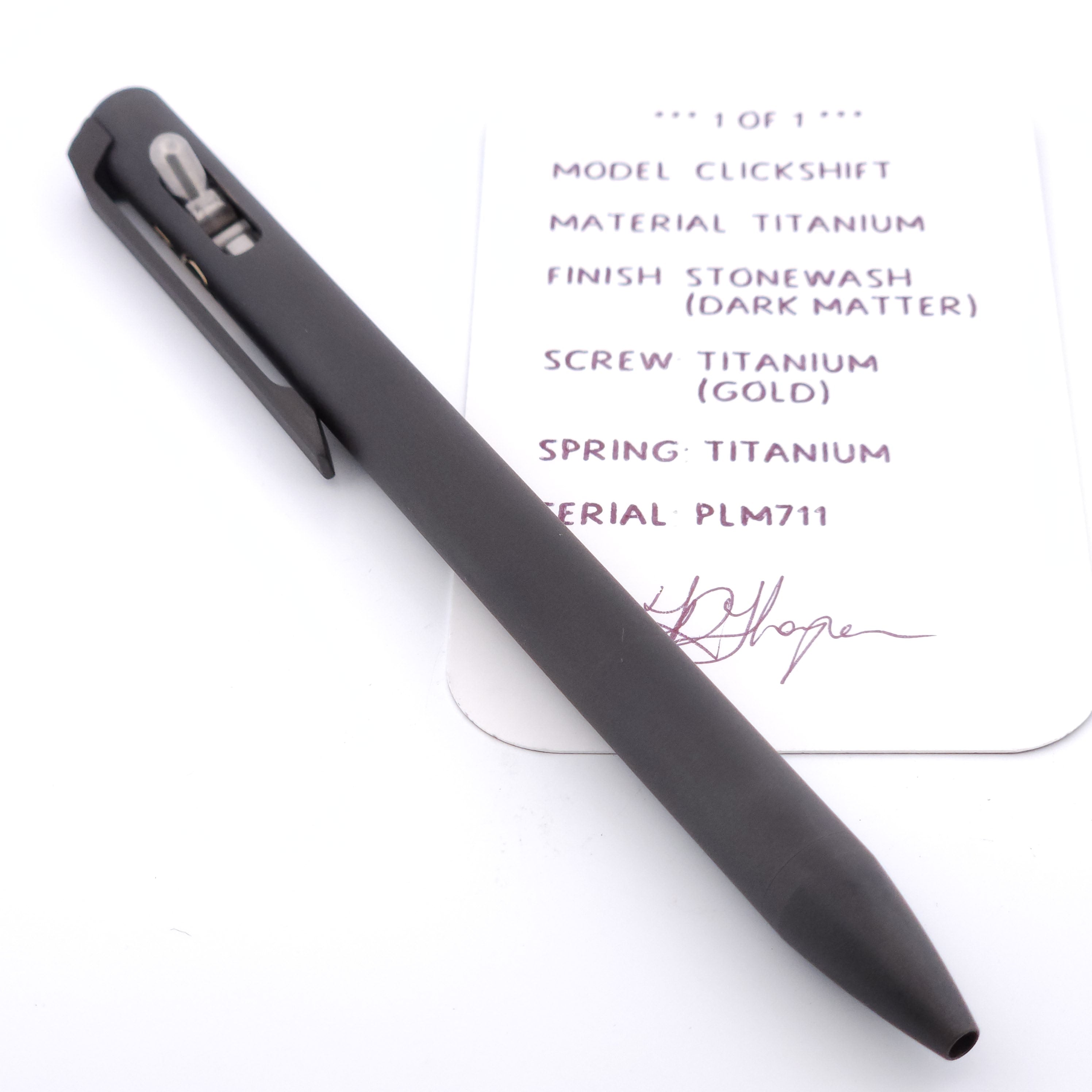 PenLab™ Custom Pen: PLM711 * 1 of 1 *