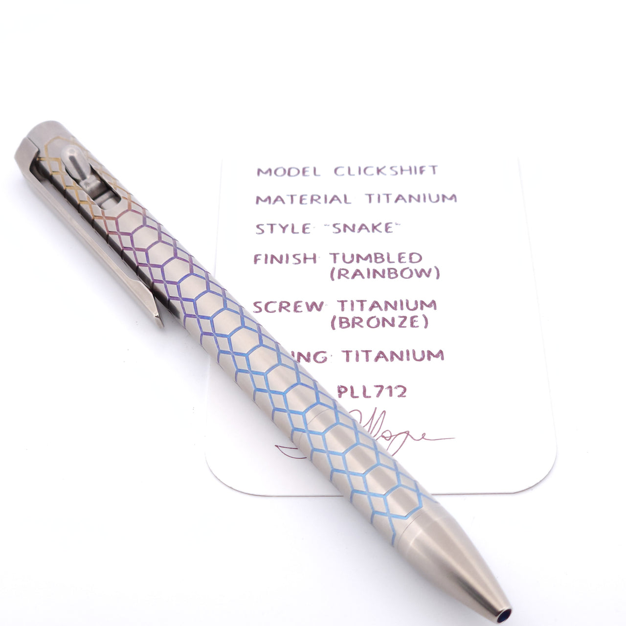 PenLab™ Custom Pen: PLL712 - "Snake"