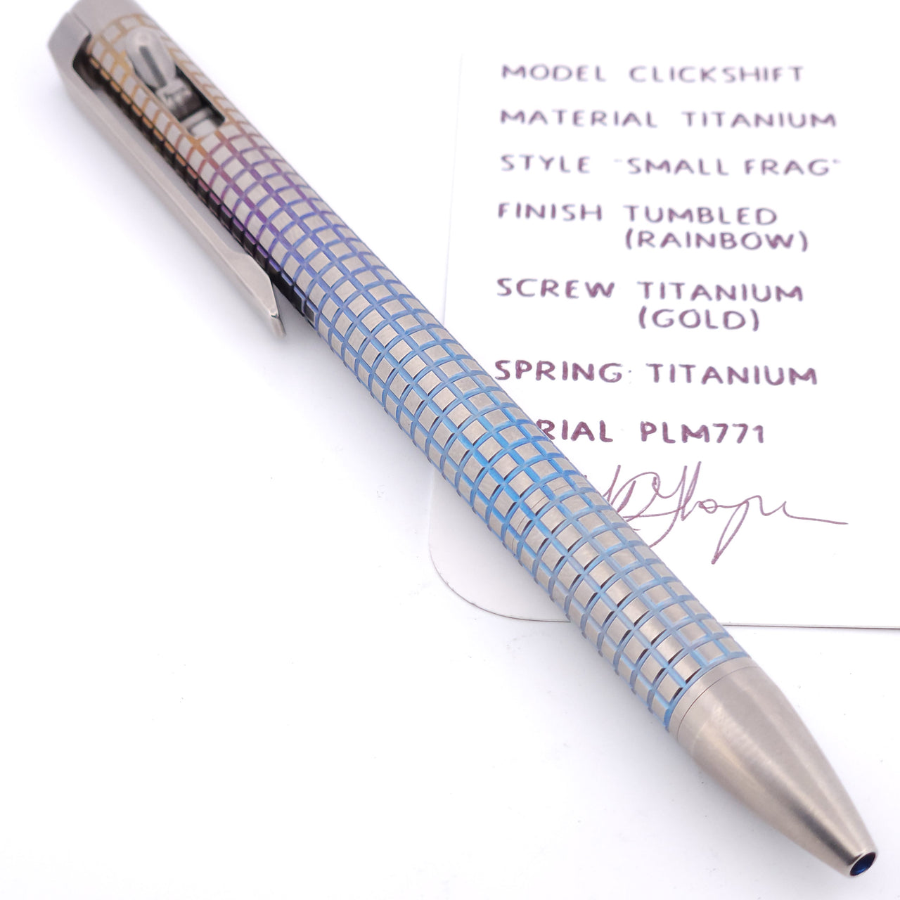 PenLab™ Custom Pen: PLM771 - "Small Frag"