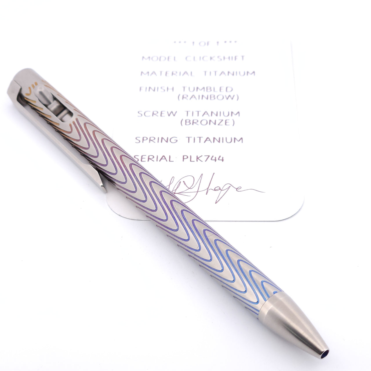 PenLab™ Custom Pen: PLK744 * 1 of 1 *