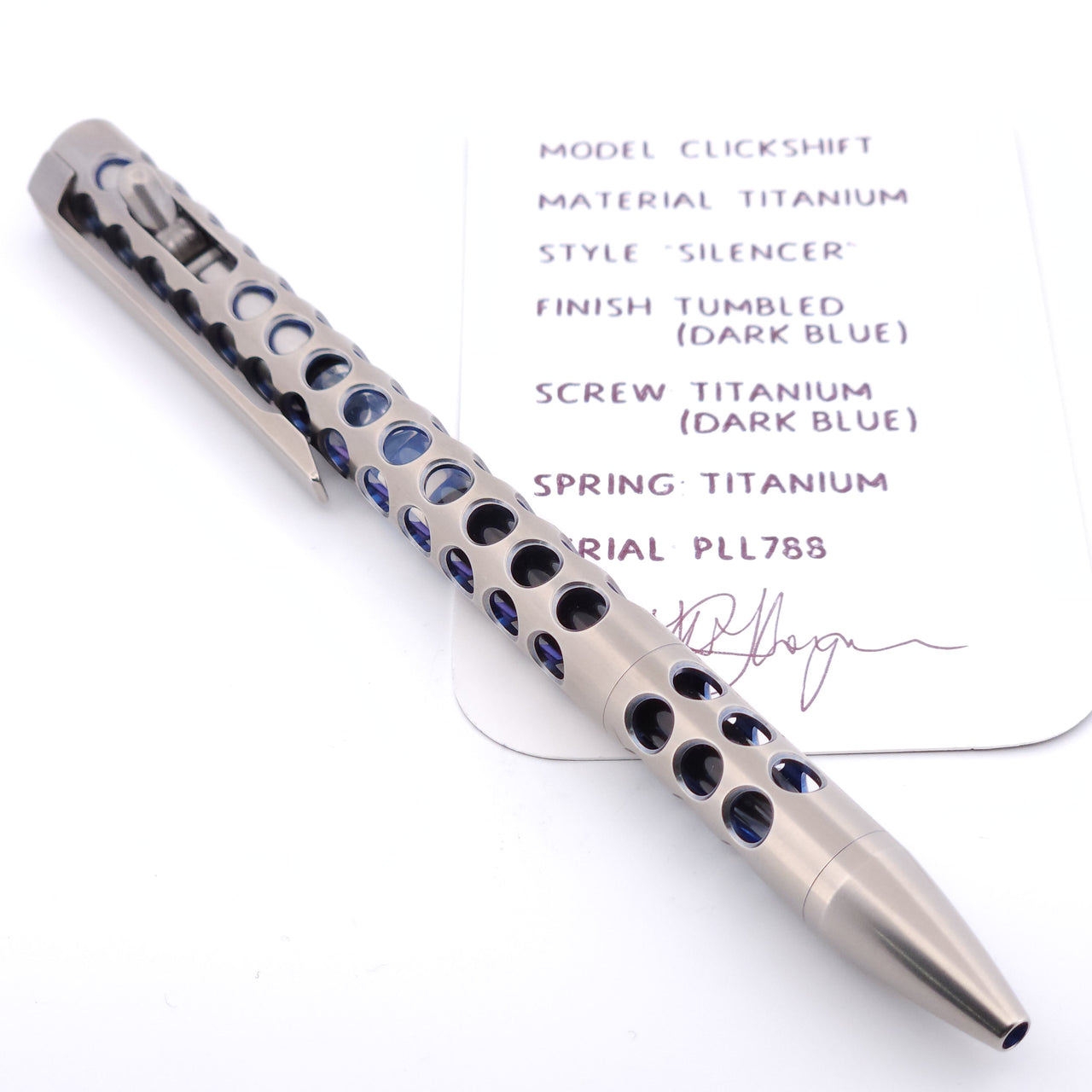 PenLab™ Custom Pen: PLL788 - "Silencer"