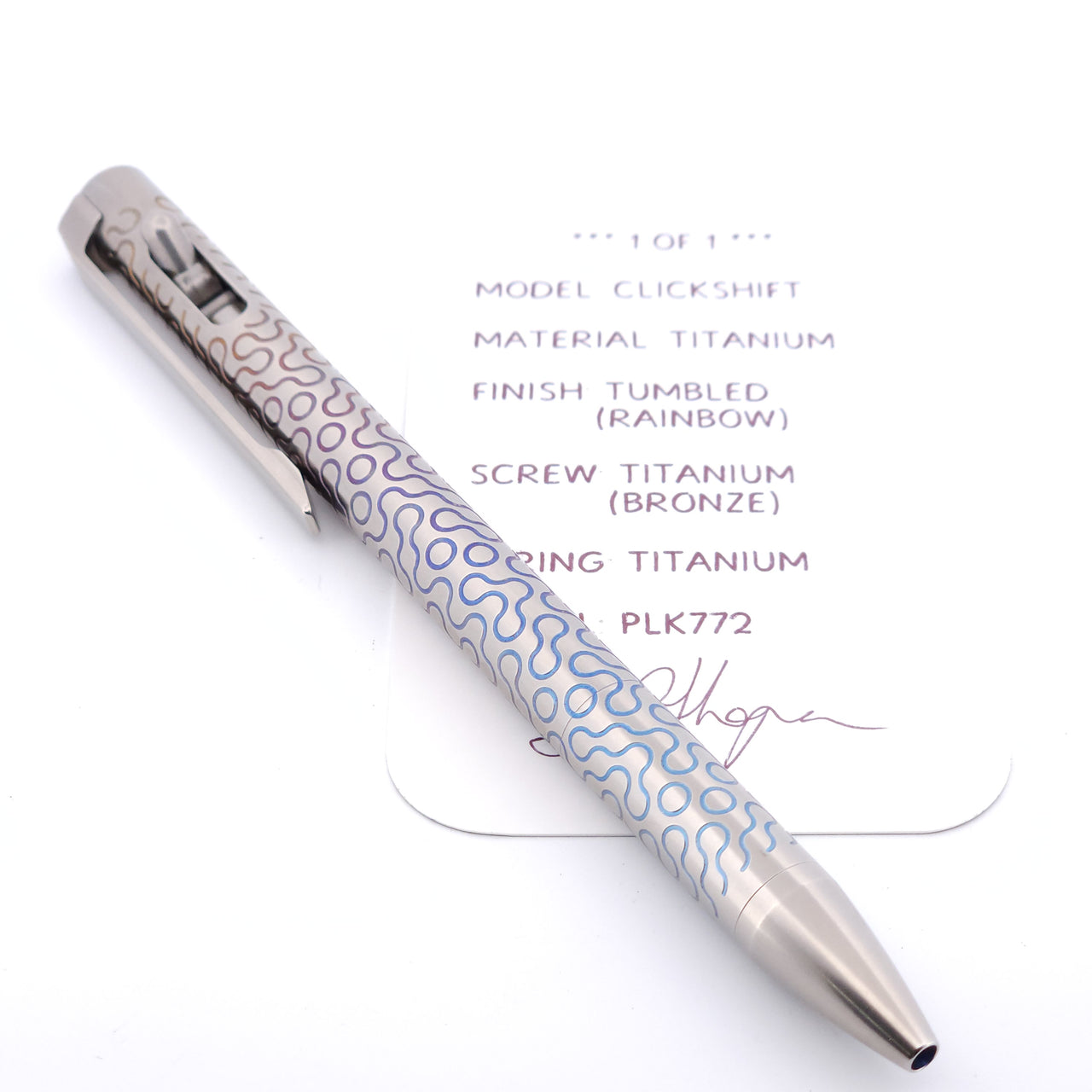 PenLab™ Custom Pen: PLK772 * 1 of 1 *