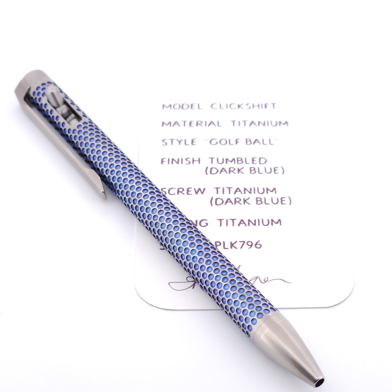 PenLab™ Custom Pen: PLK796 - "Golf Ball"