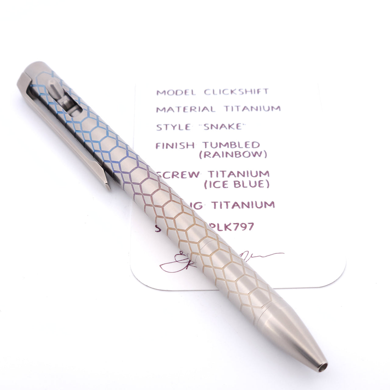 PenLab™ Custom Pen: PLK797 - "Snake"