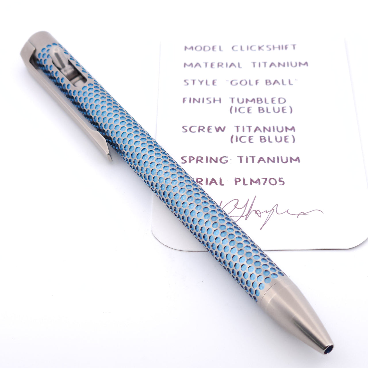 PenLab™ Custom Pen: PLM705 - "Golf Ball"