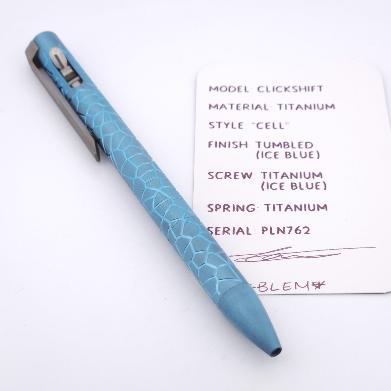 PLN762 - Clickshift™ "Cell" *BLEM*