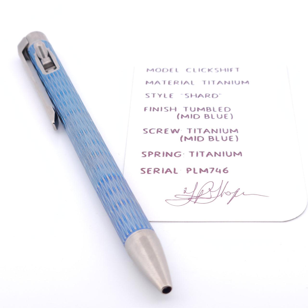PenLab™ Custom Pen: PLM746 - "Shard"