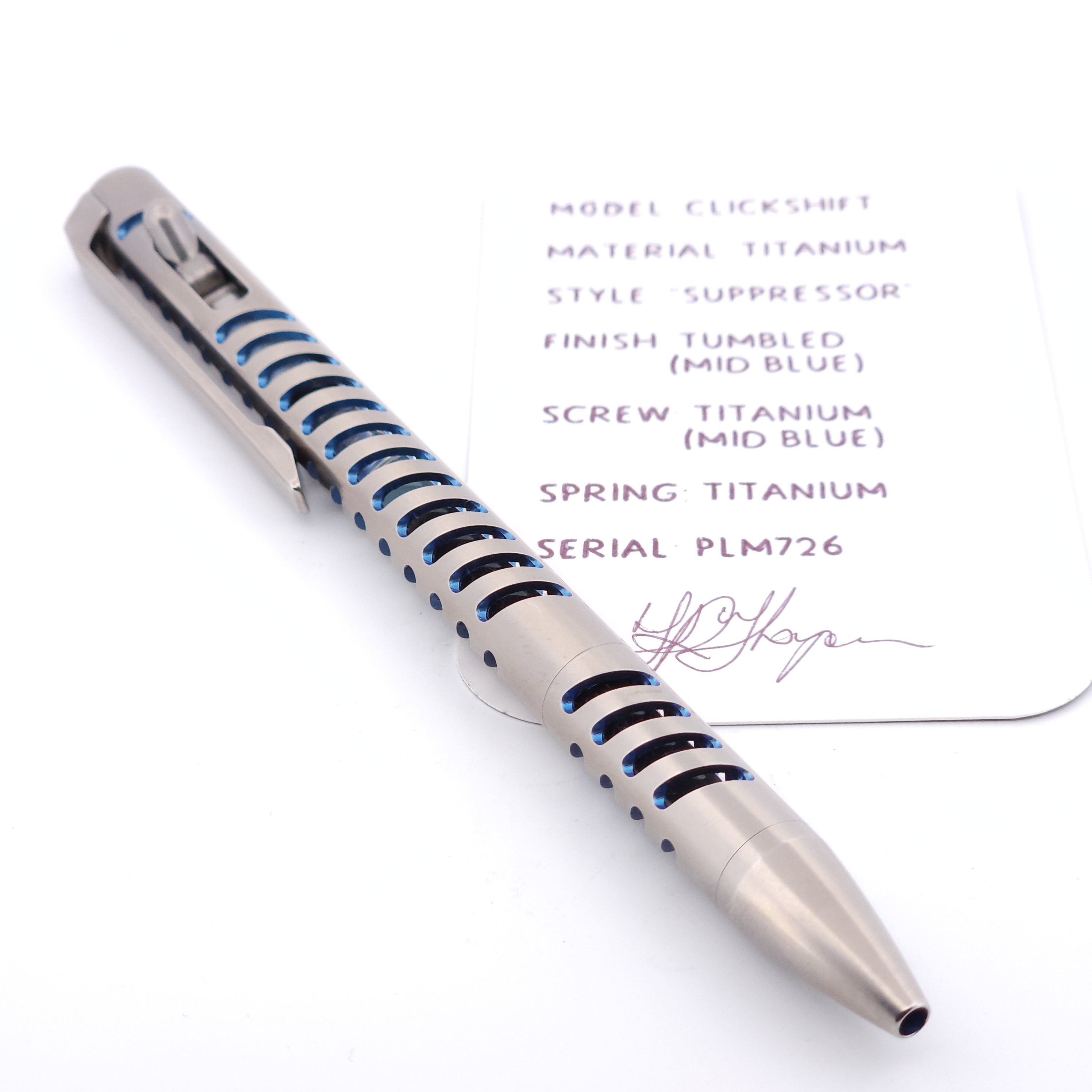 PenLab™ Custom Pen: PLM726 - "Suppressor"