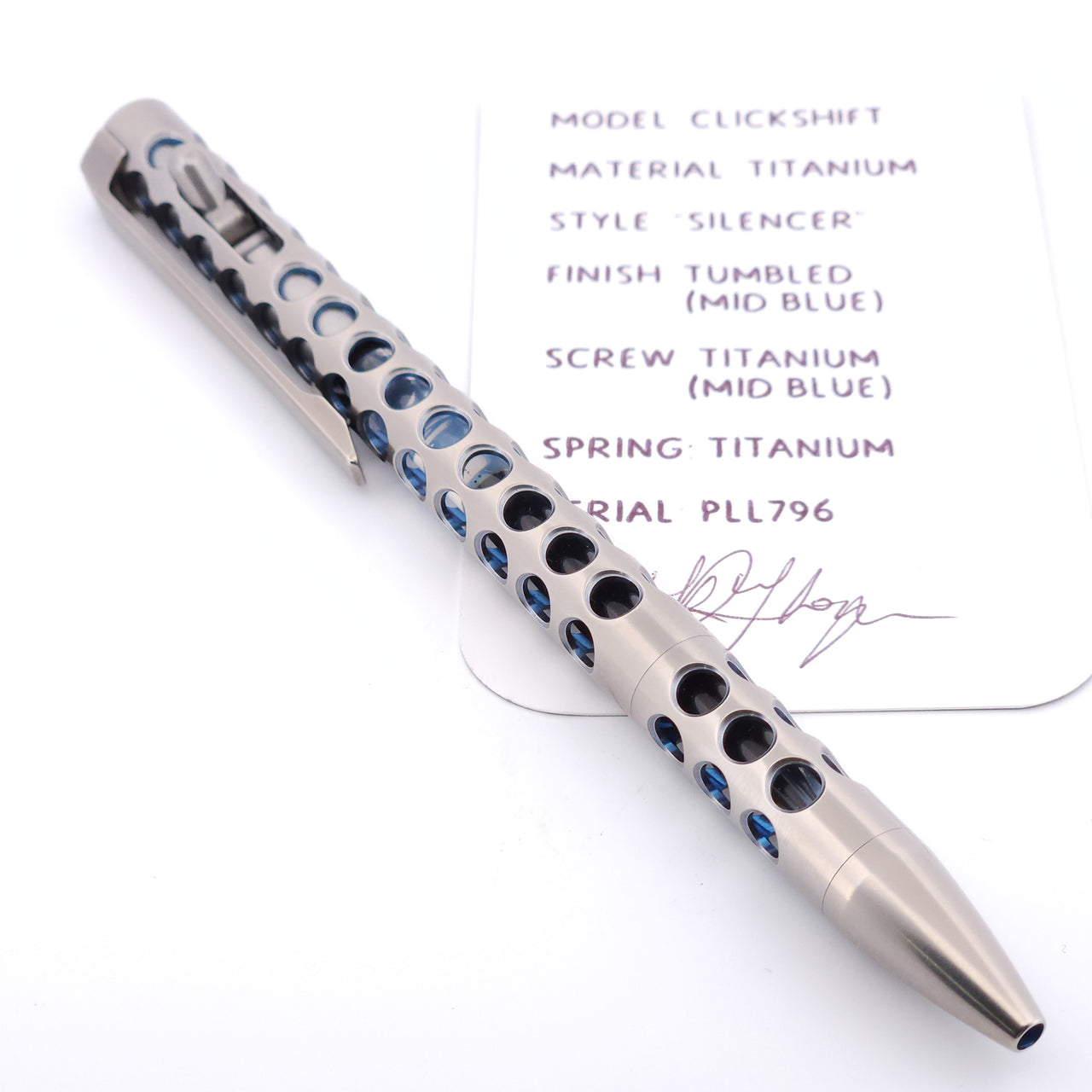 PenLab™ Custom Pen: PLL796 - "Silencer"