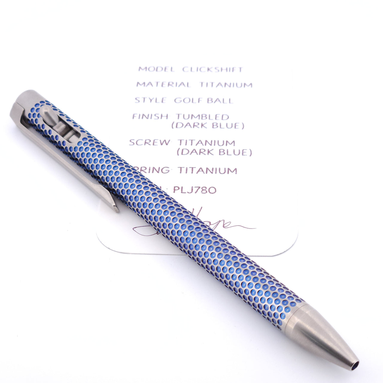 PenLab™ Custom Pen: PLJ780 - "Golf Ball"